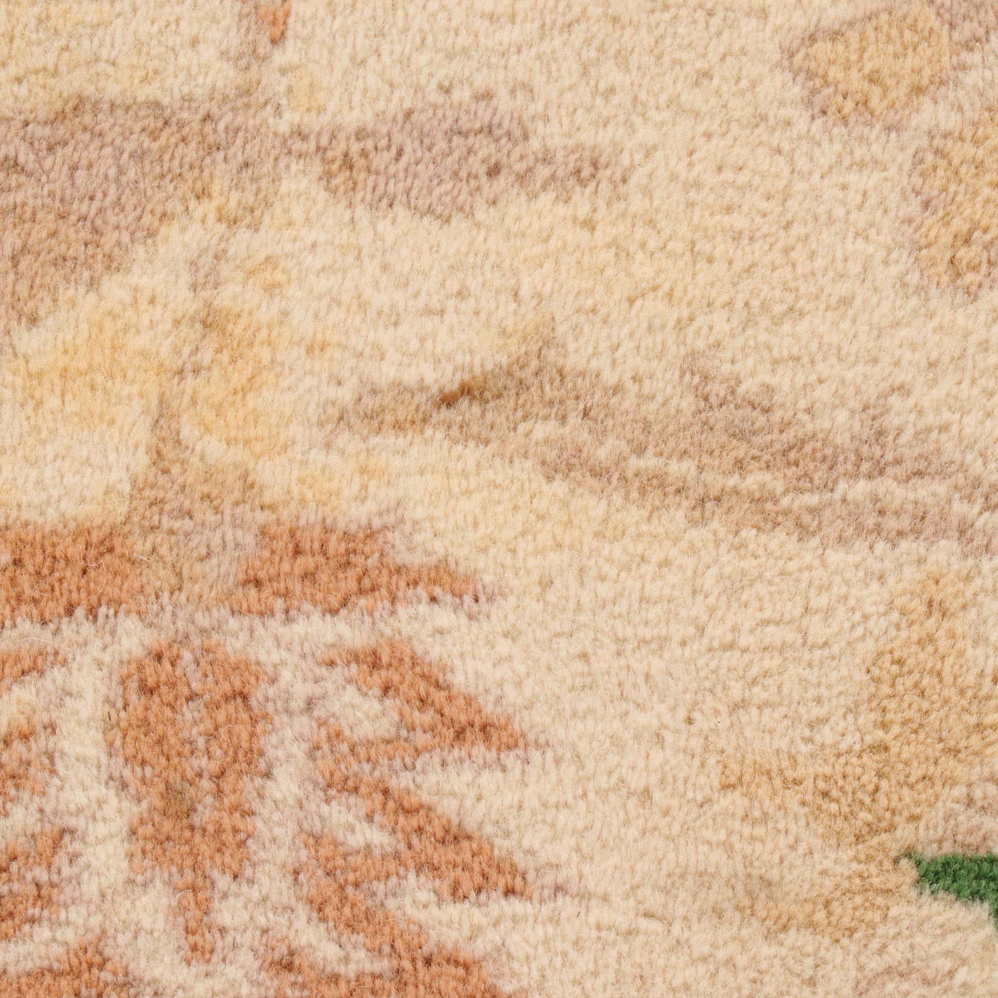 9'1 x 12'2 Hand-Knotted Turkish Oushak Room Sized Rig