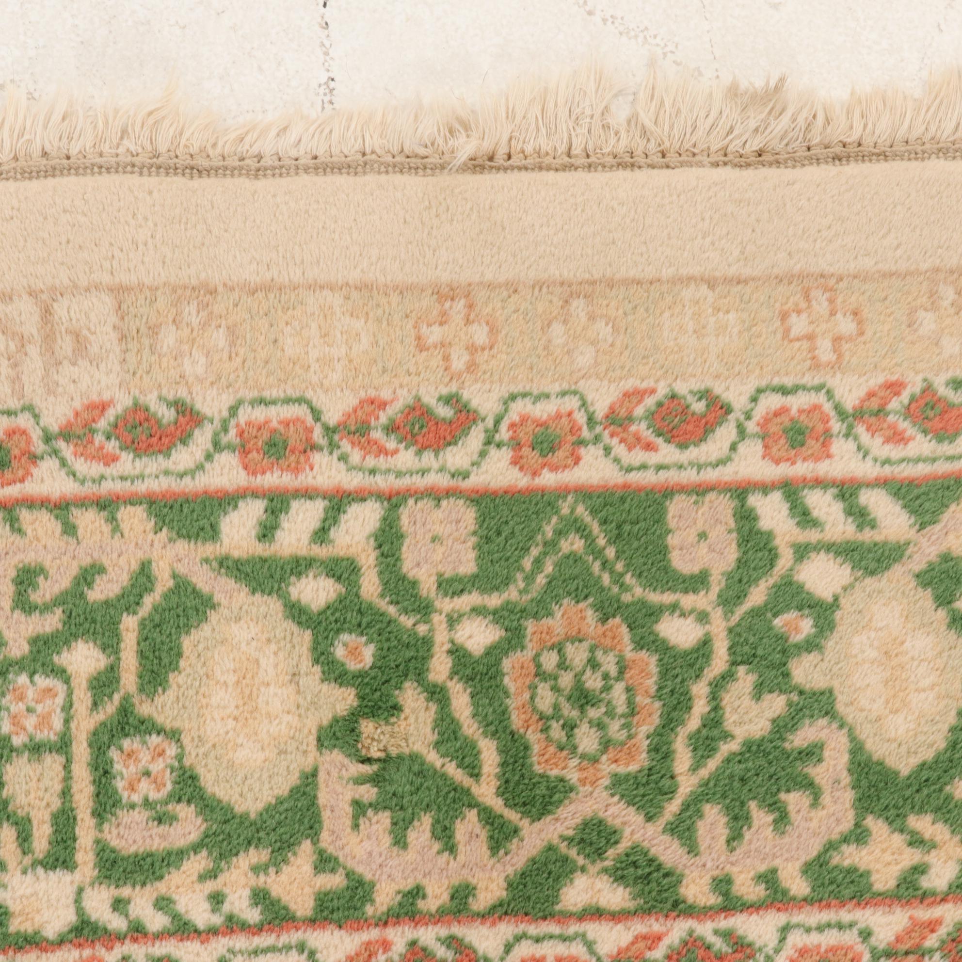 9'1 x 12'2 Hand-Knotted Turkish Oushak Room Sized Rig