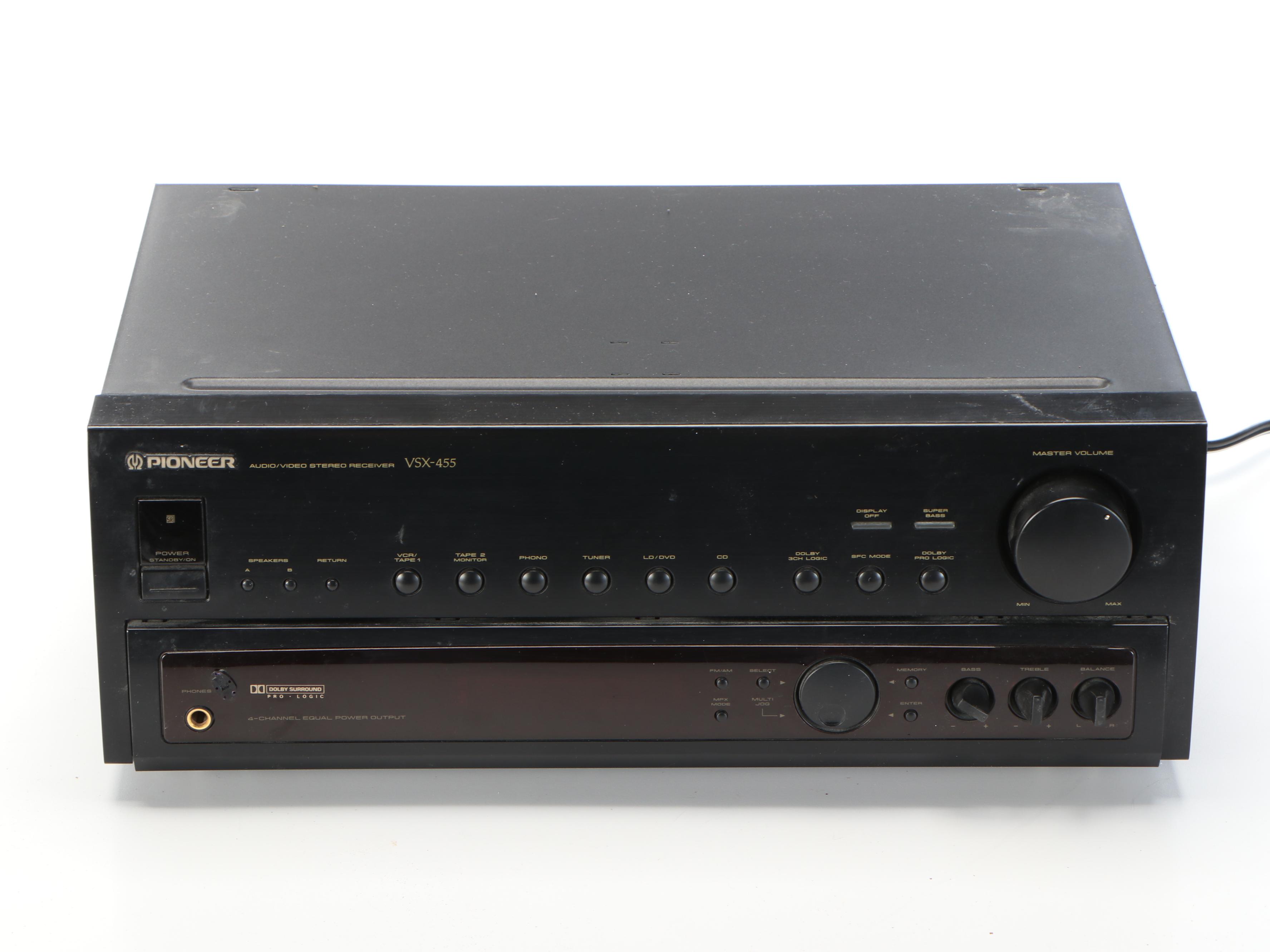 Pioneer DV-45A DVD Player and VSX-455 Receiver