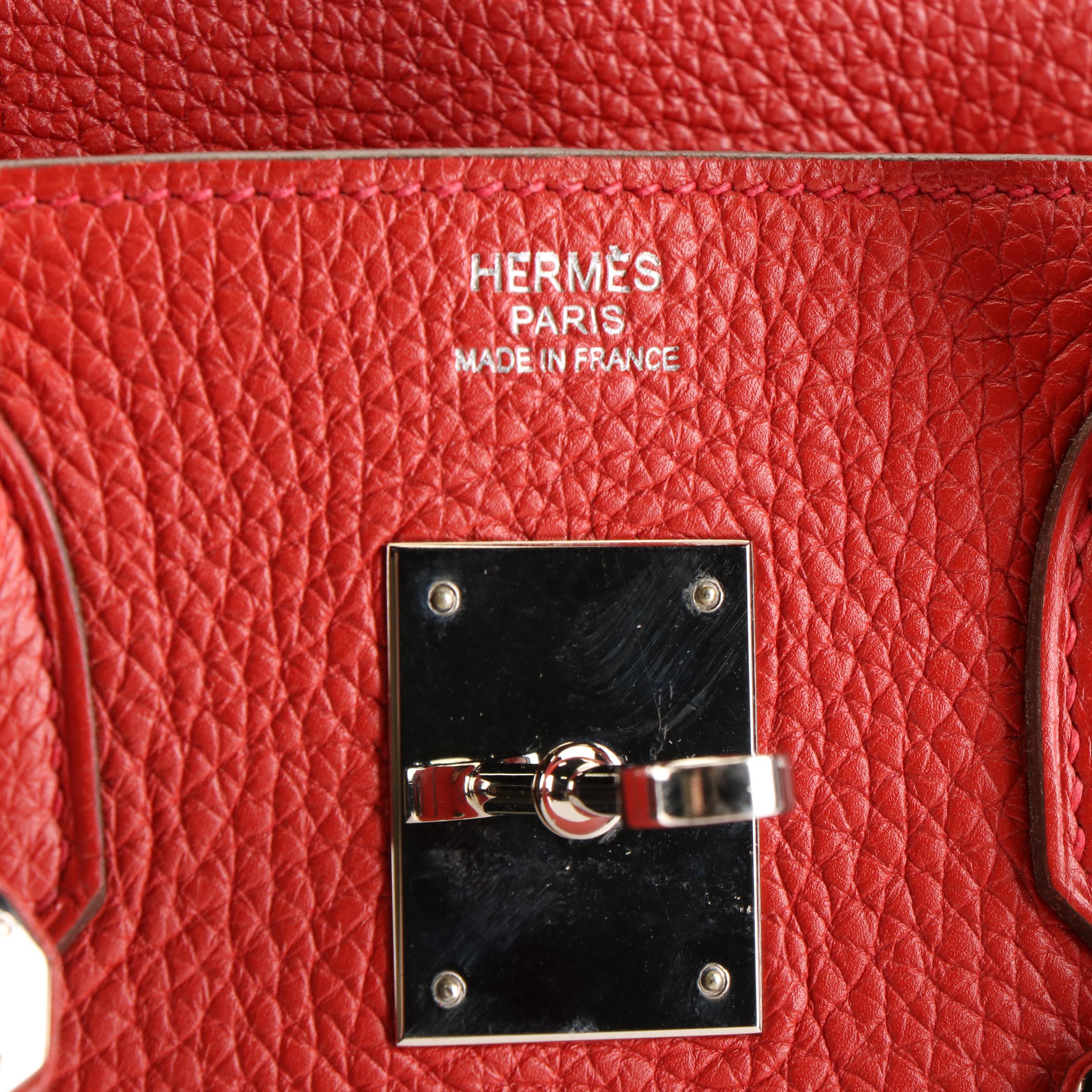 Hermès Birkin 30 in Rose Jaipur Clemence Leather and Palladium Hardware