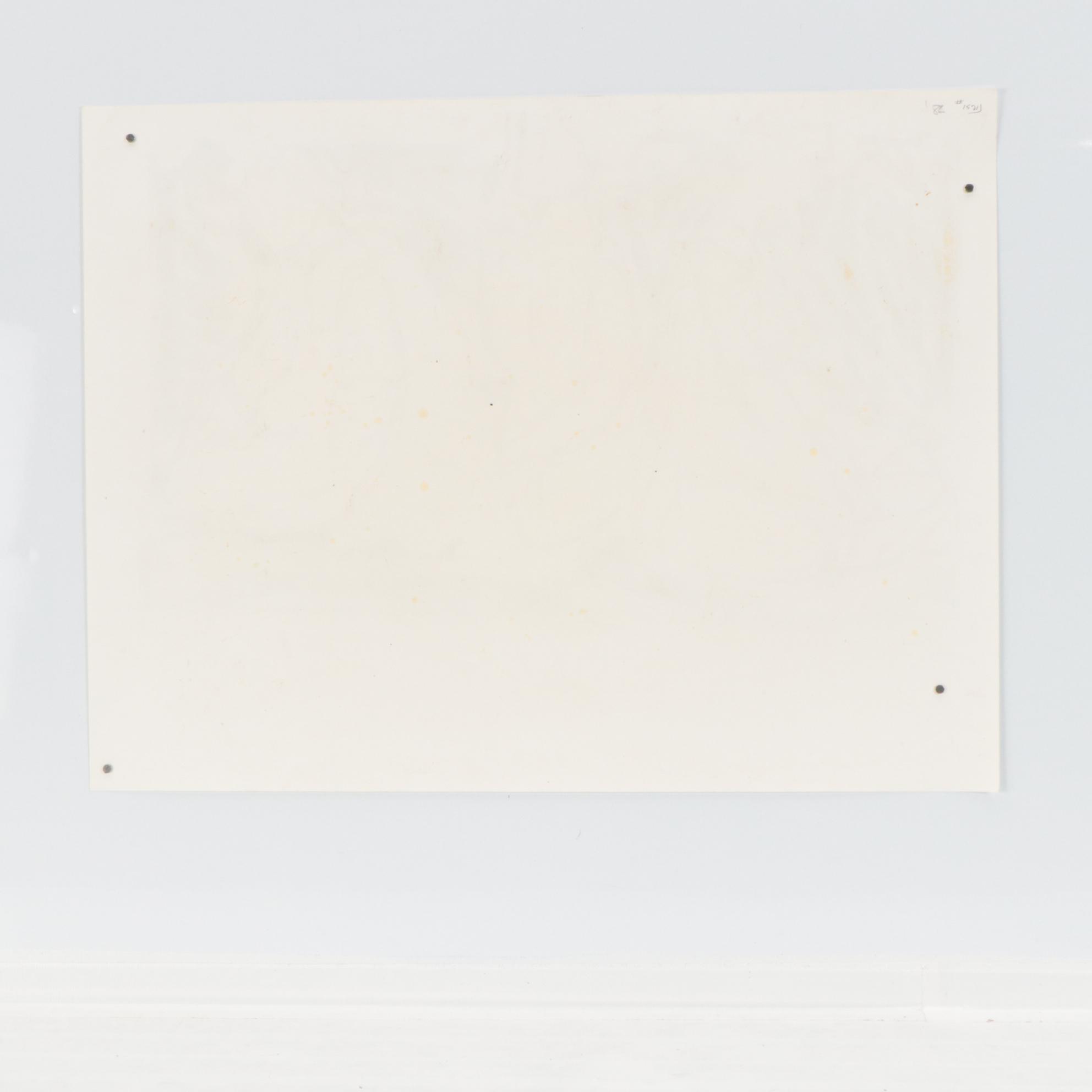 Jack Meanwell Figural Modern Oil Pastel Drawing, Late 20th Century