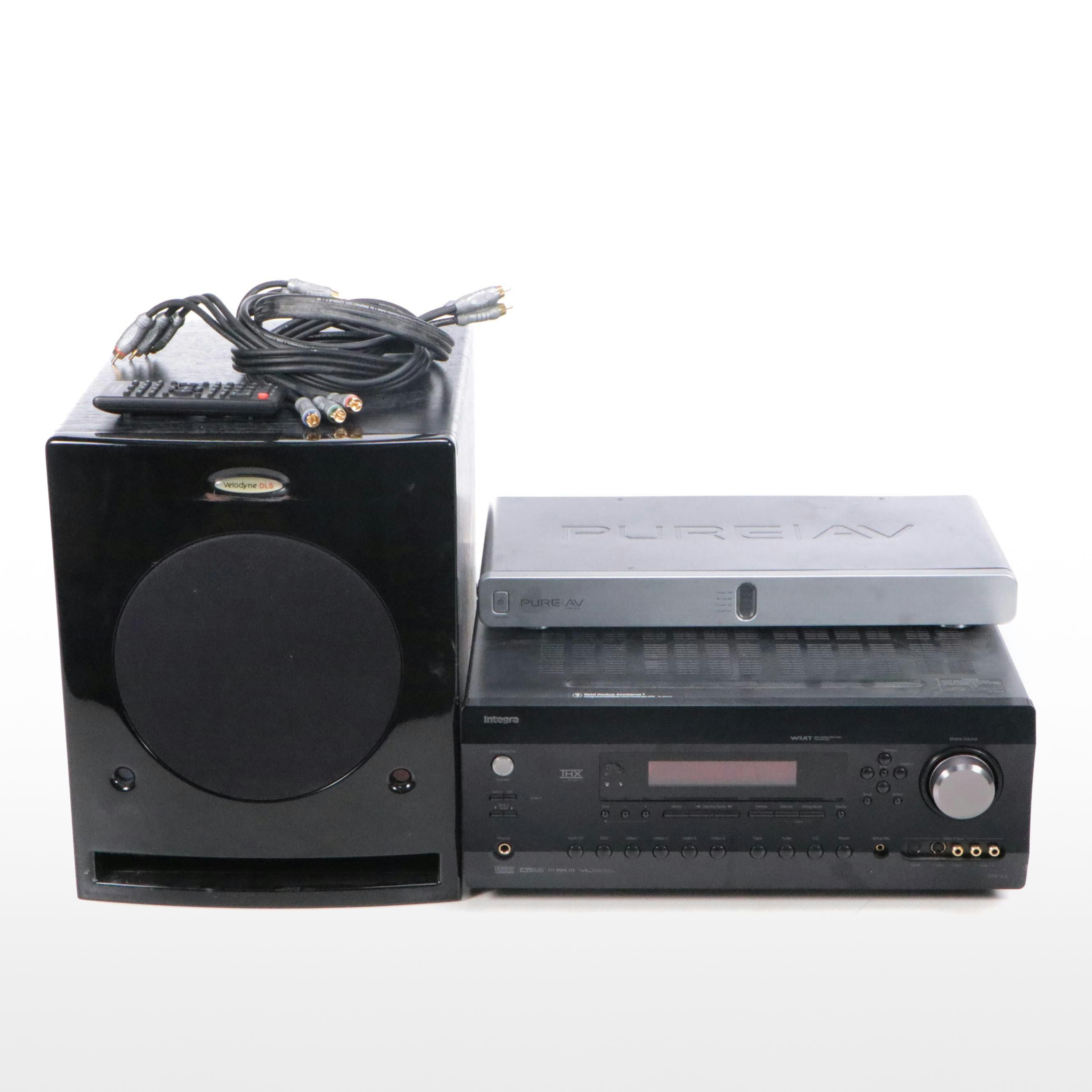 Velodyne DLS Subwoofer with Belkin Pure AV Power Center and More