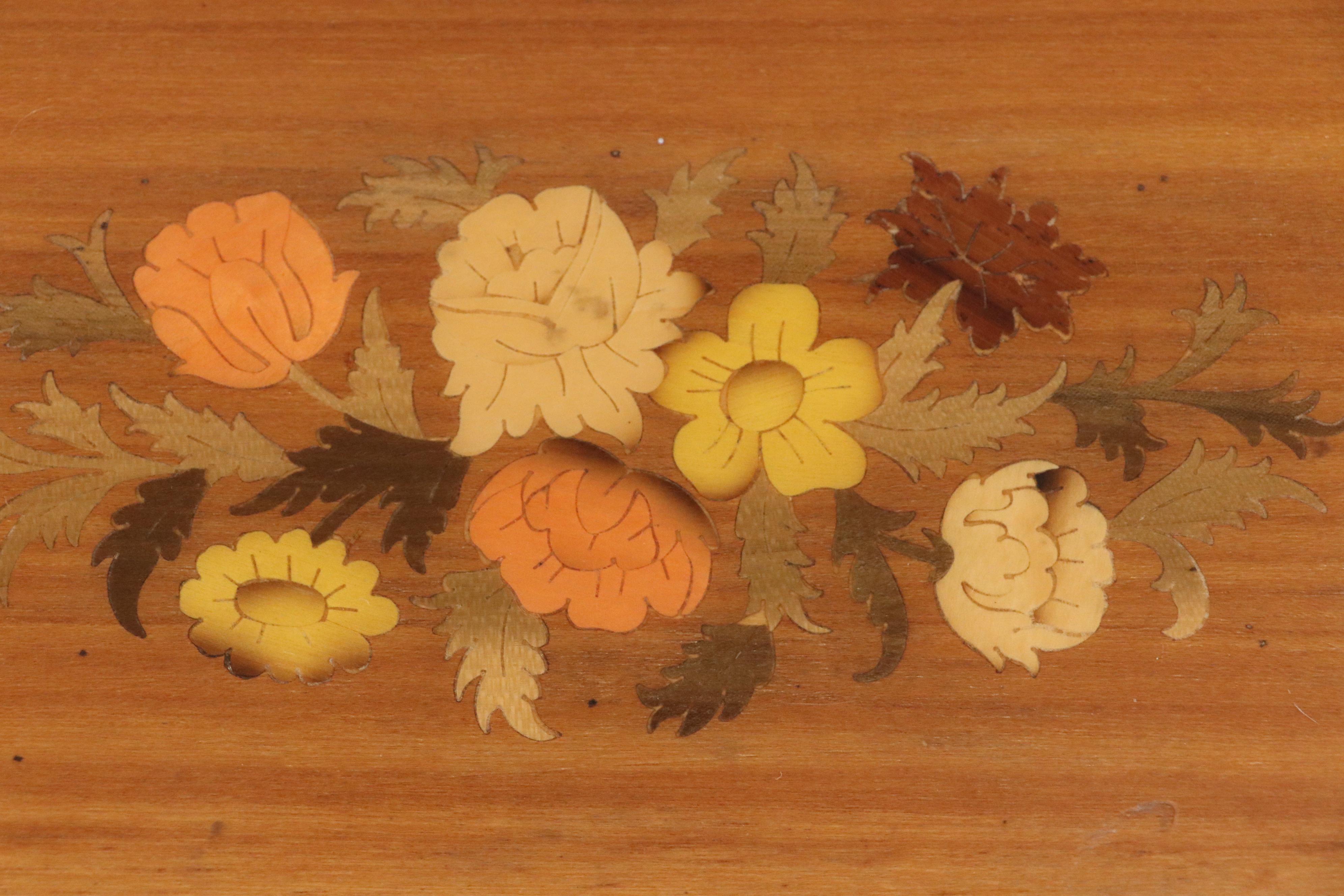 Borghese Grand Tour Style Busts with Italian Wooden Music Boxes