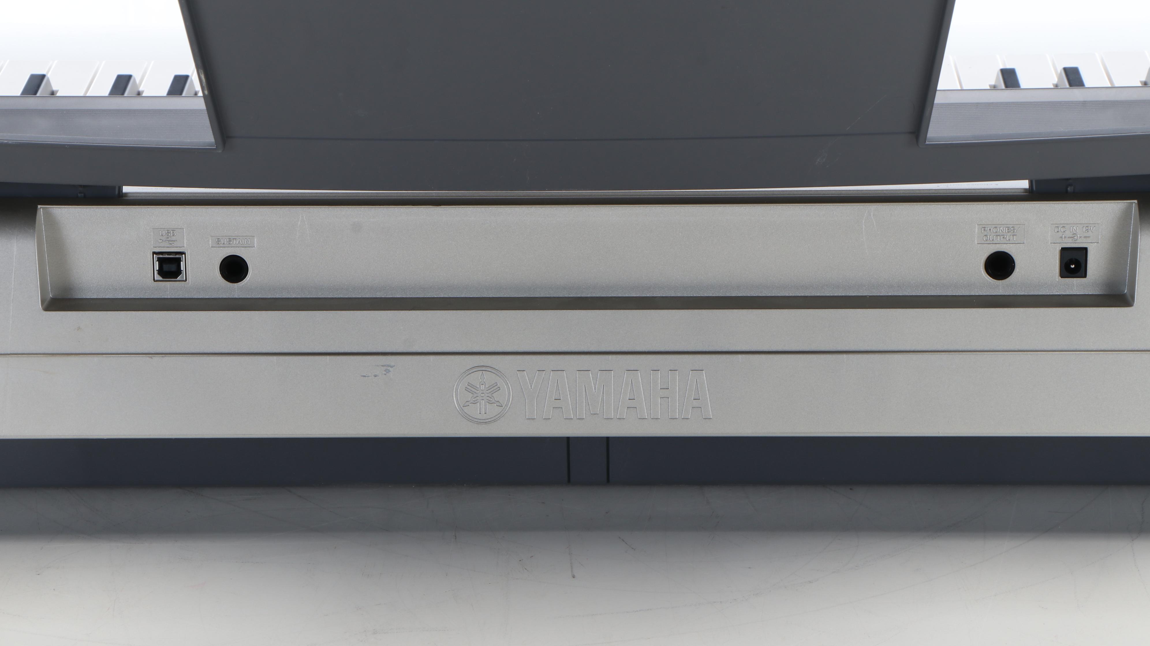 Yamaha YPG235 Key Portable Grand Piano Keyboard with Metal Stand