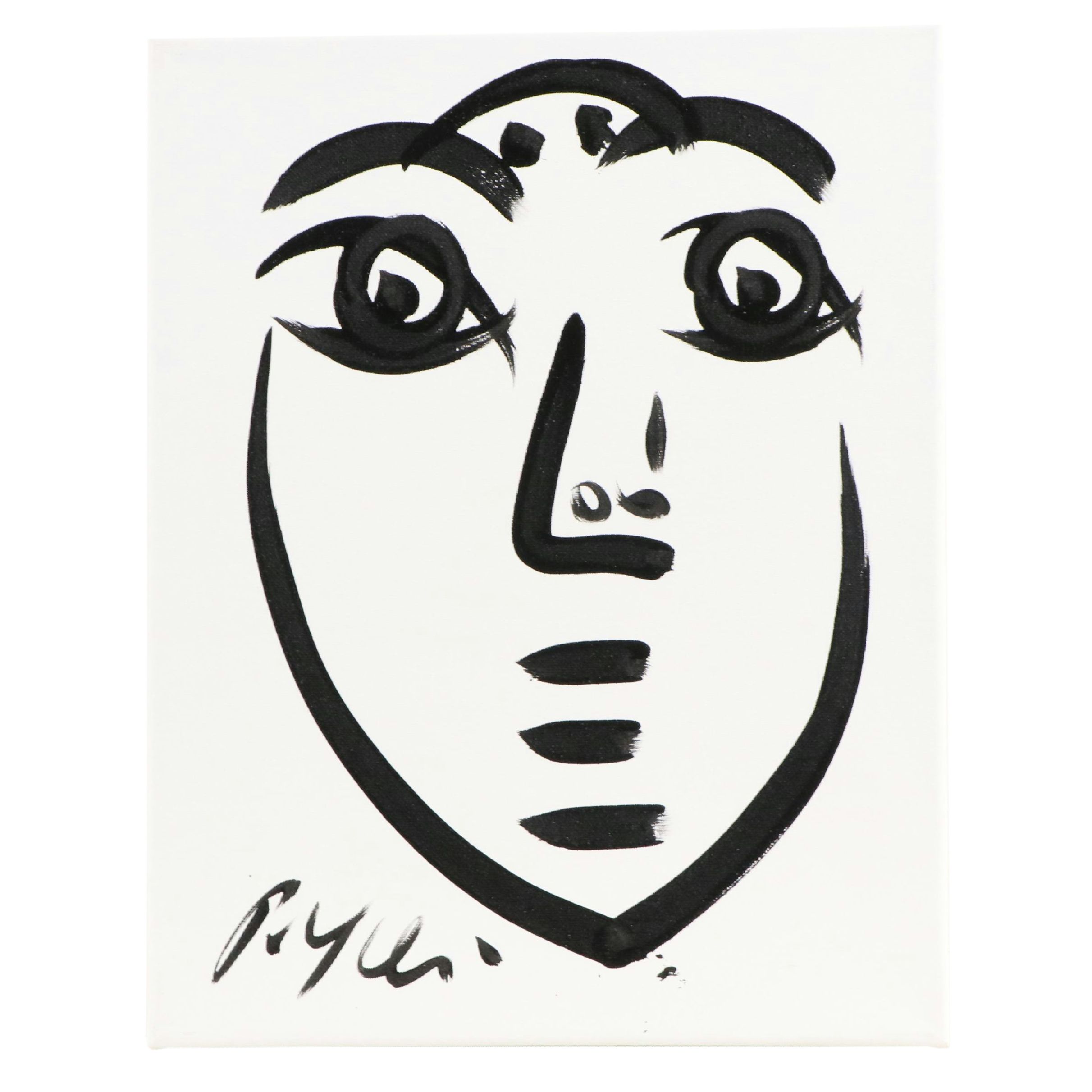 Peter Keil Portrait Acrylic Painting