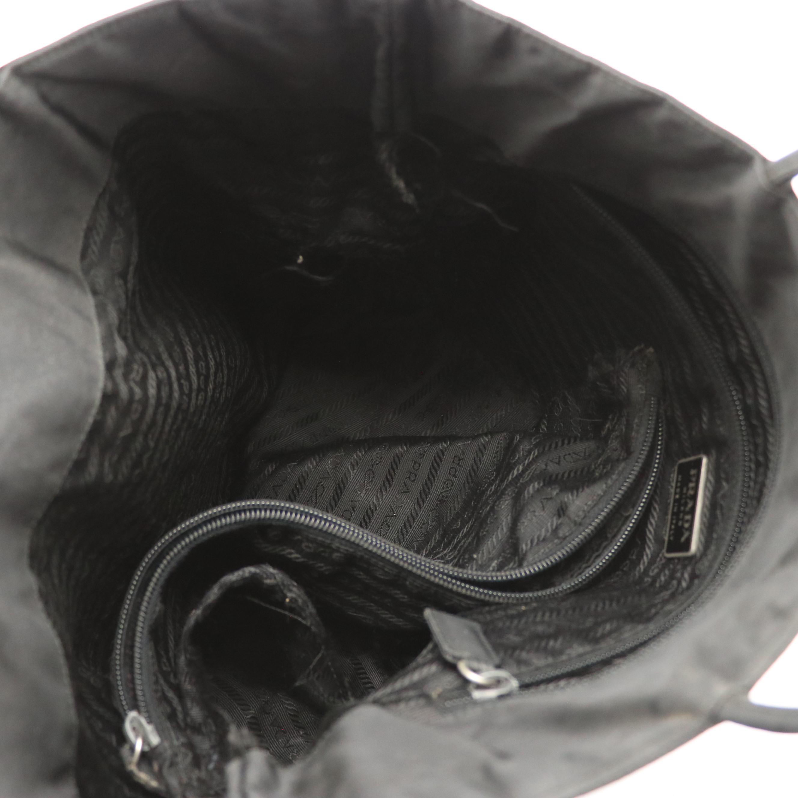 Prada Tote in Black Tessuto Nylon