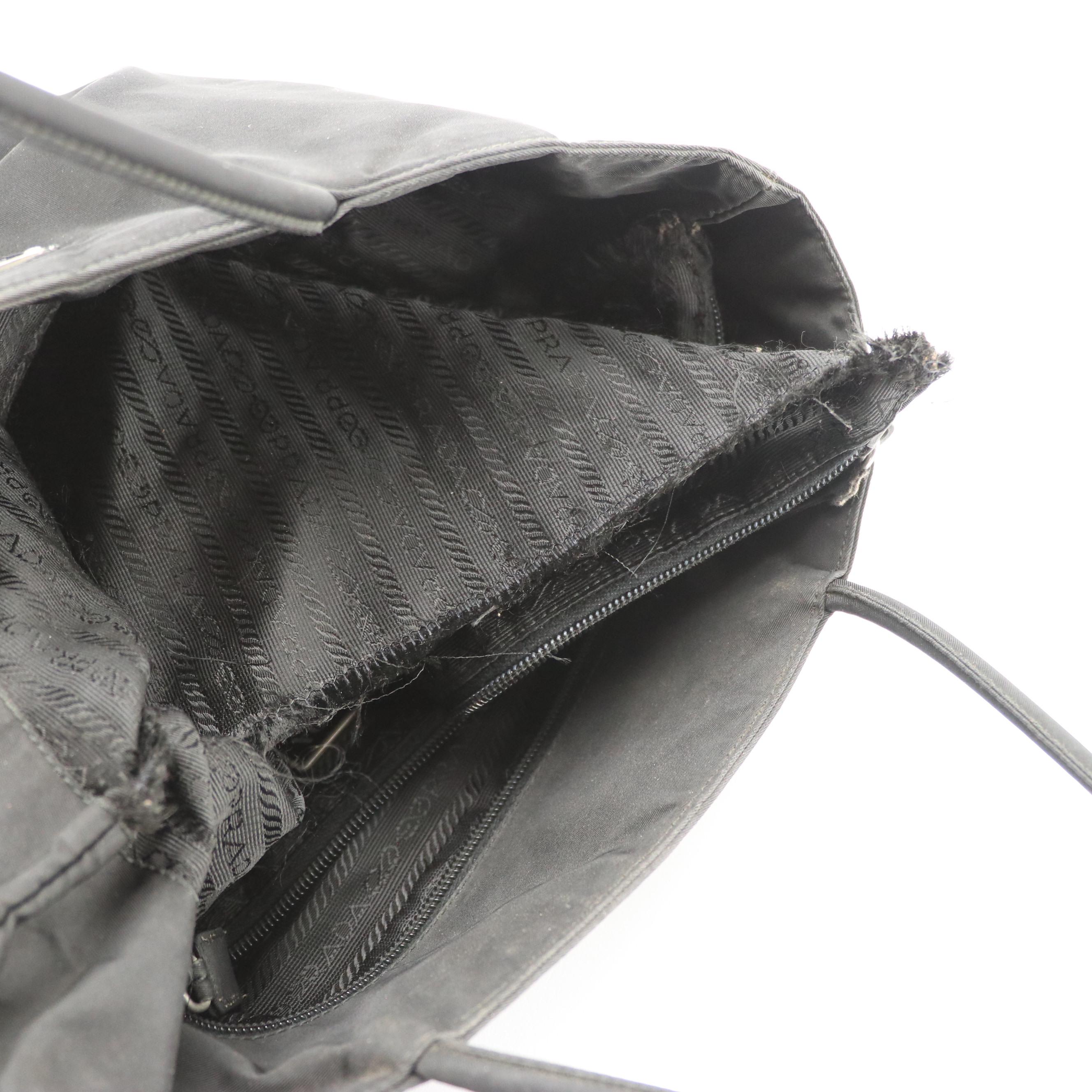 Prada Tote in Black Tessuto Nylon