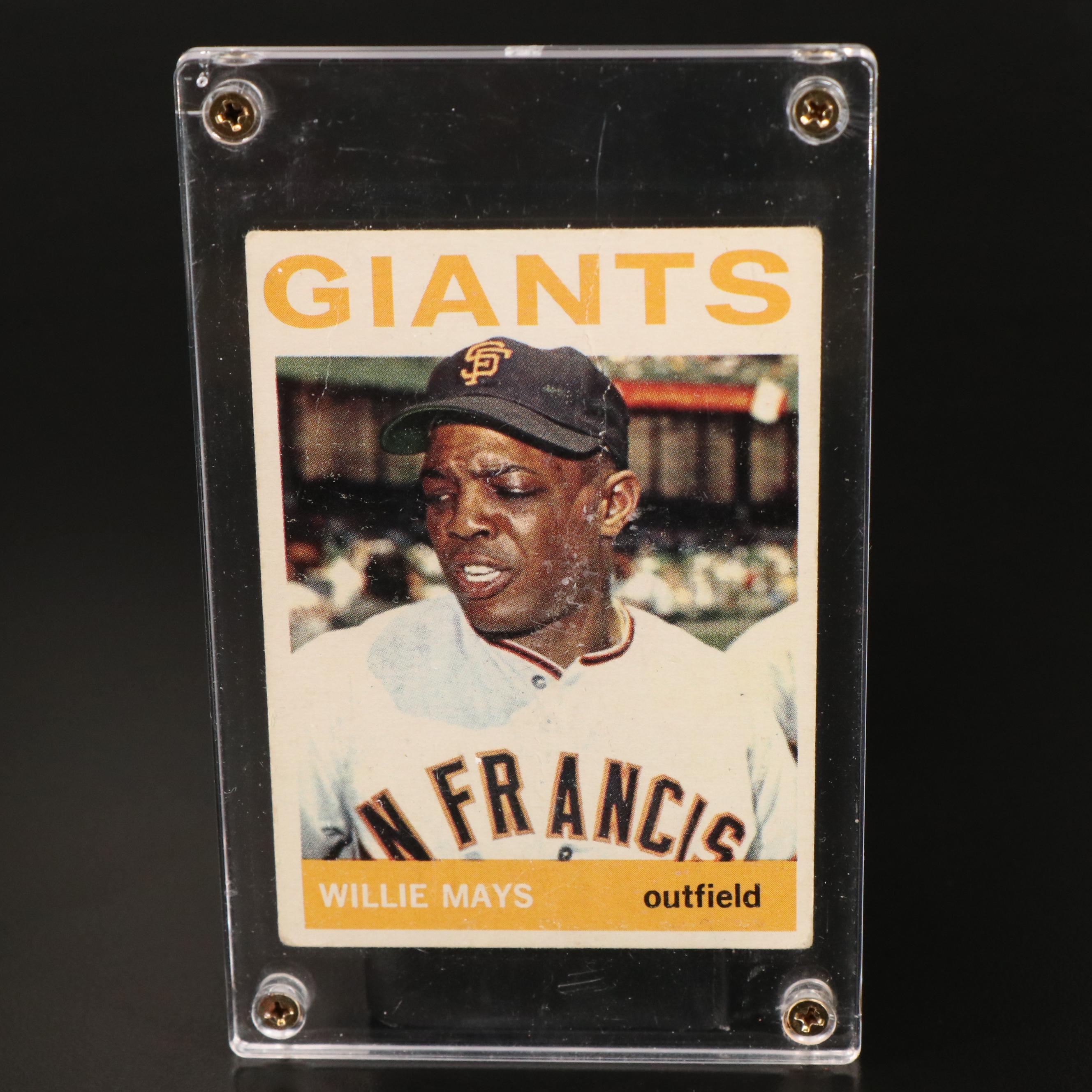 1964 Topps Willie Mays San Francisco Giants Baseball Card