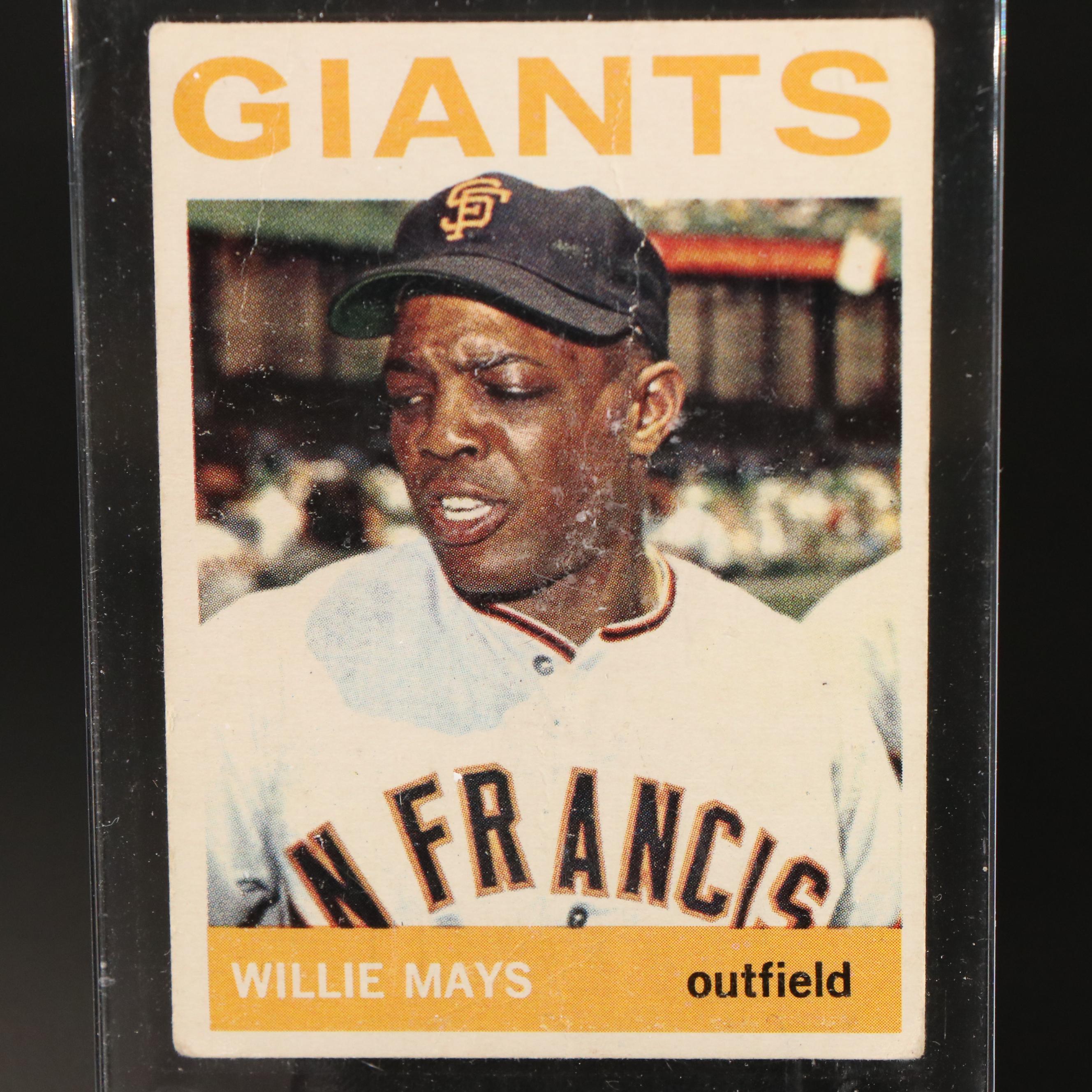 1964 Topps Willie Mays San Francisco Giants Baseball Card