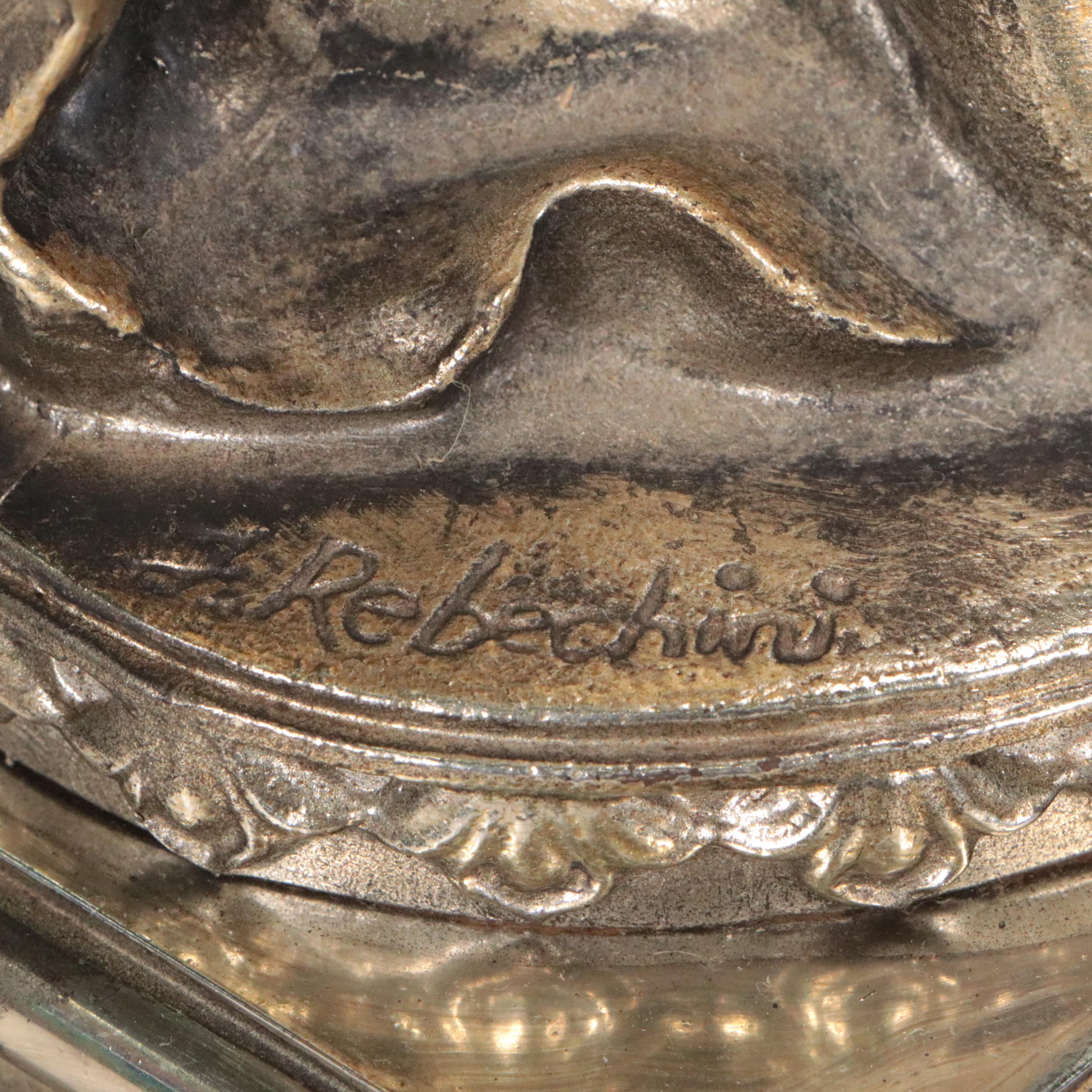 Schlitz Beer Woman Holding Globe Advertising Statue Lamp, 1976