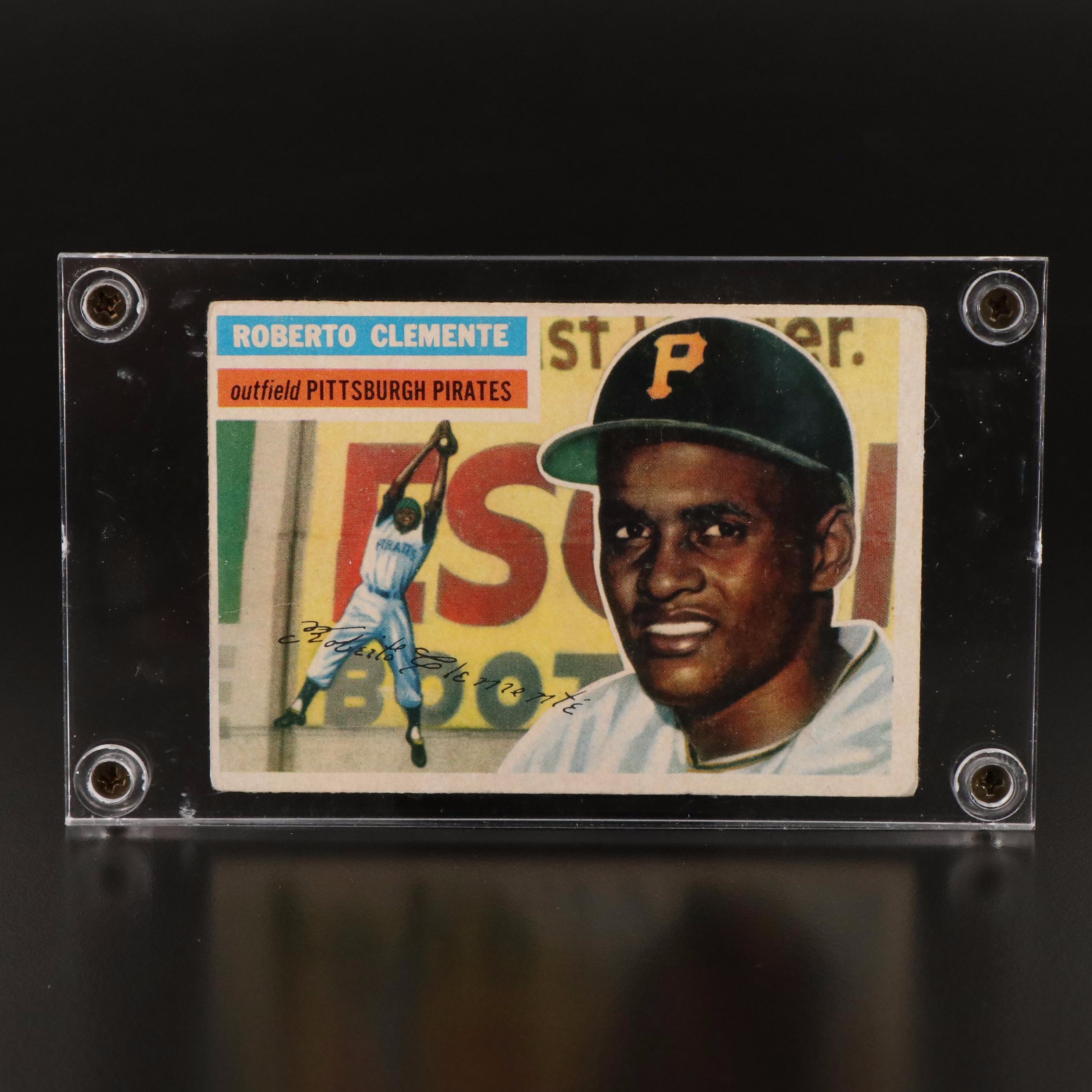 1956 Topps Roberto Clemente Pittsburgh Pirates Baseball Card