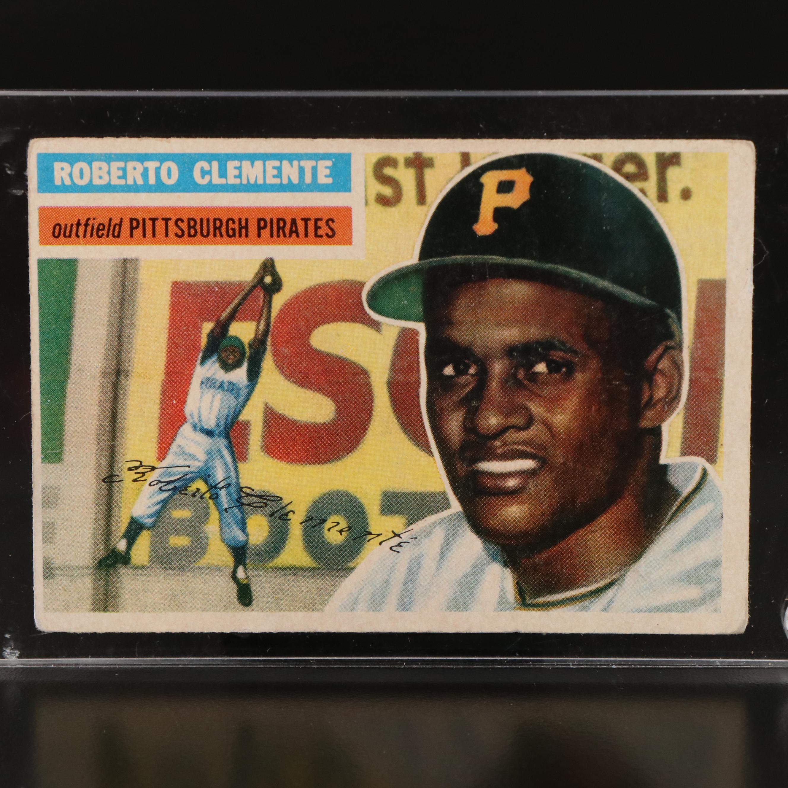 1956 Topps Roberto Clemente Pittsburgh Pirates Baseball Card