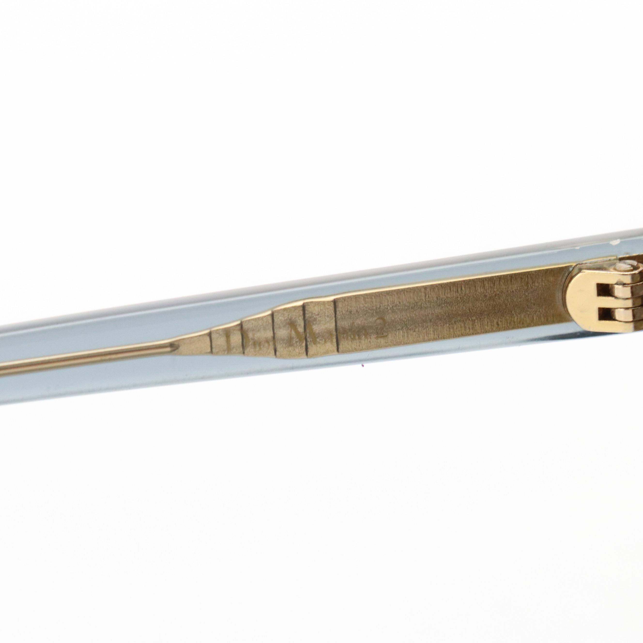 Christian Dior TV9IR "Mania 2" Brown Havana Sunglasses With Case