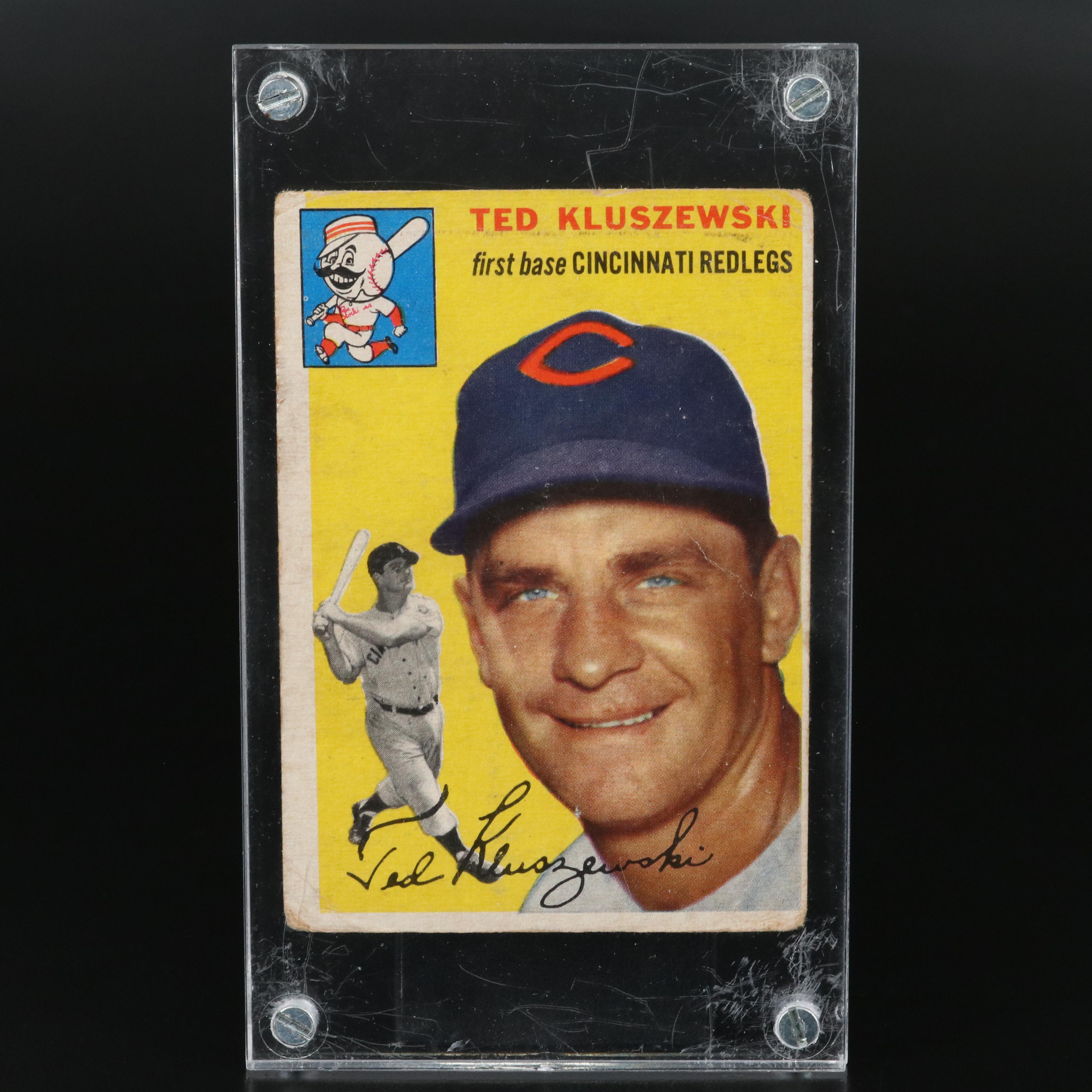 1954 Topps Ted Kluszewski Cincinnati Reds Baseball Card