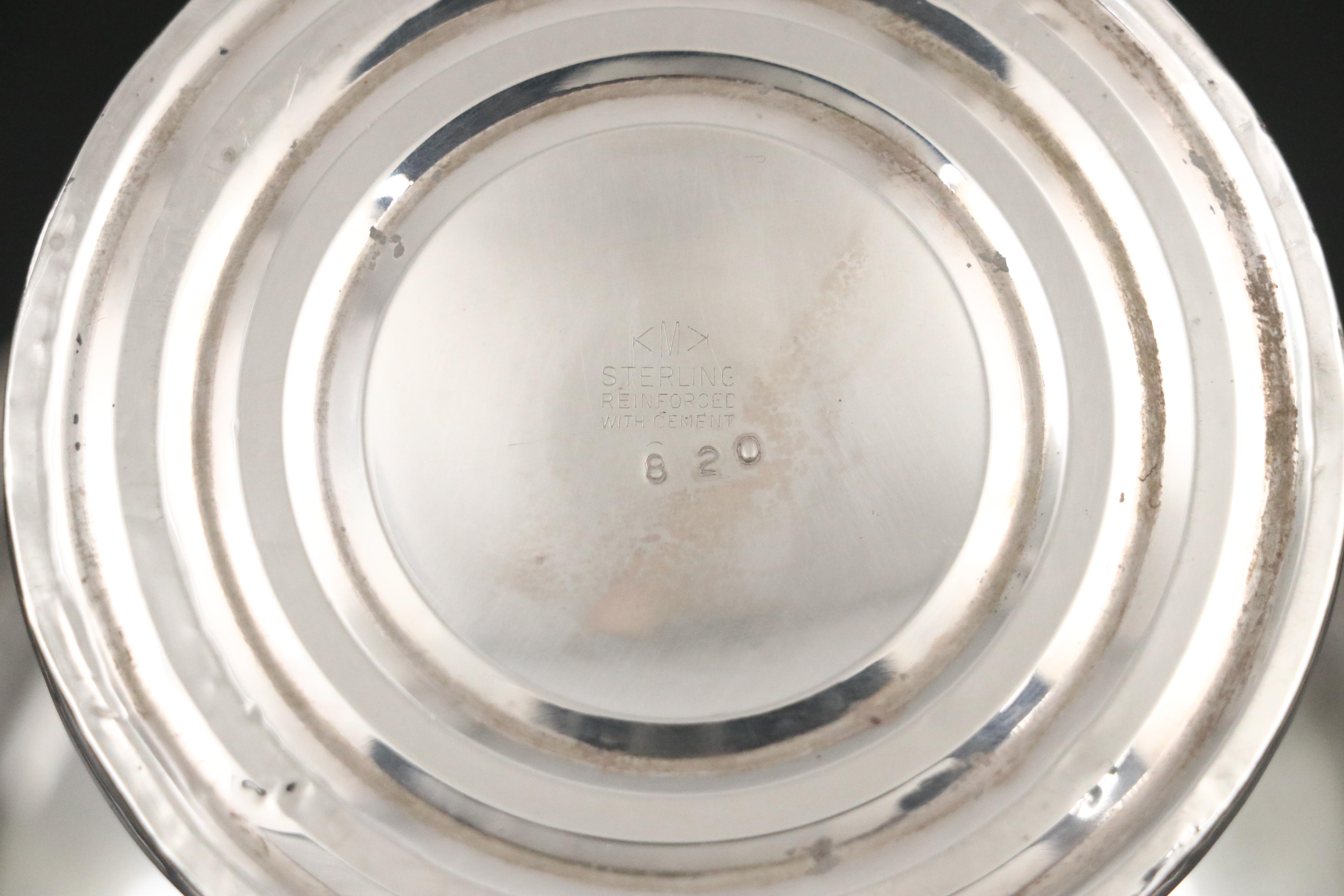 Hamilton with Other Weighted Sterling Compotes and Table Accessories