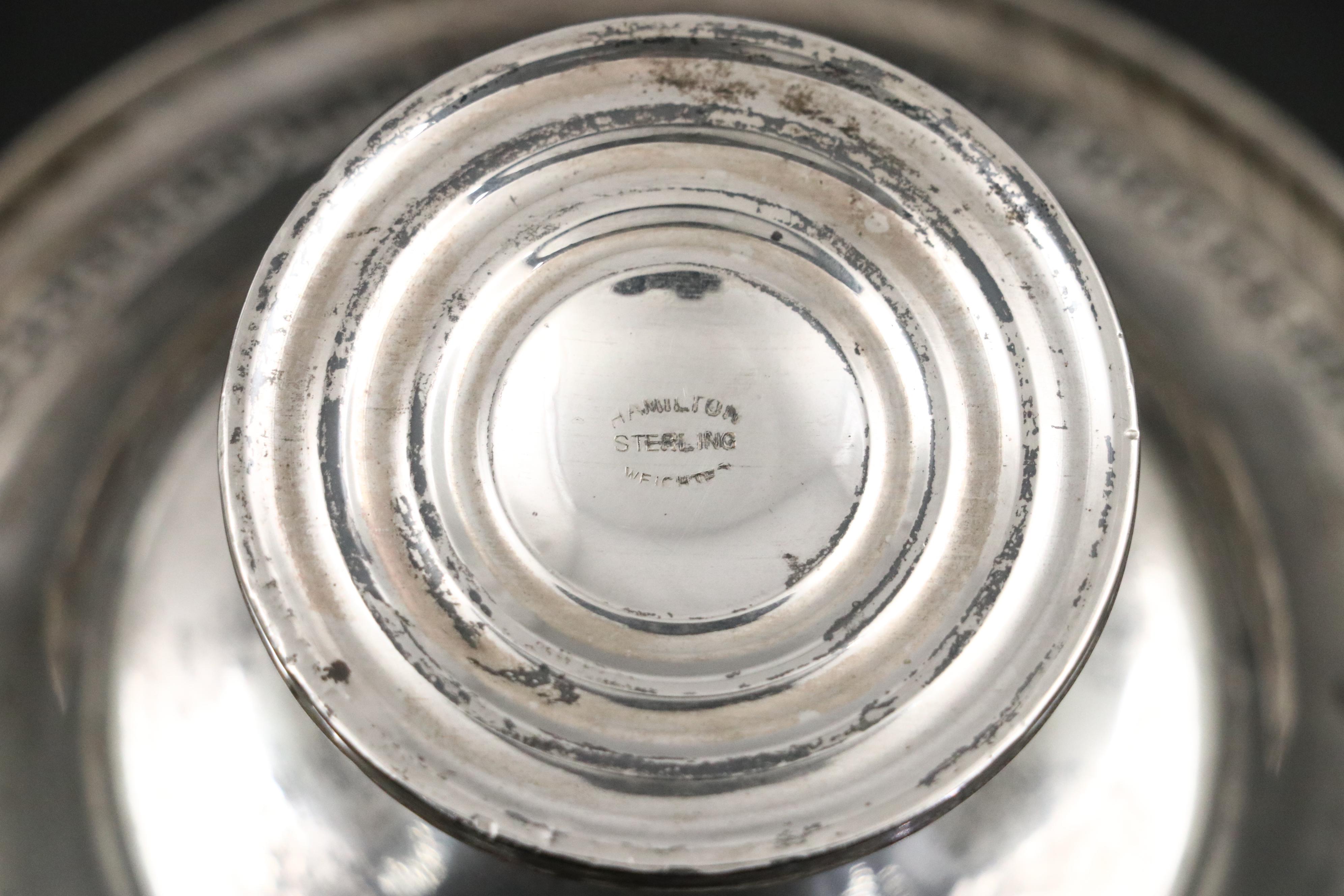 Hamilton with Other Weighted Sterling Compotes and Table Accessories