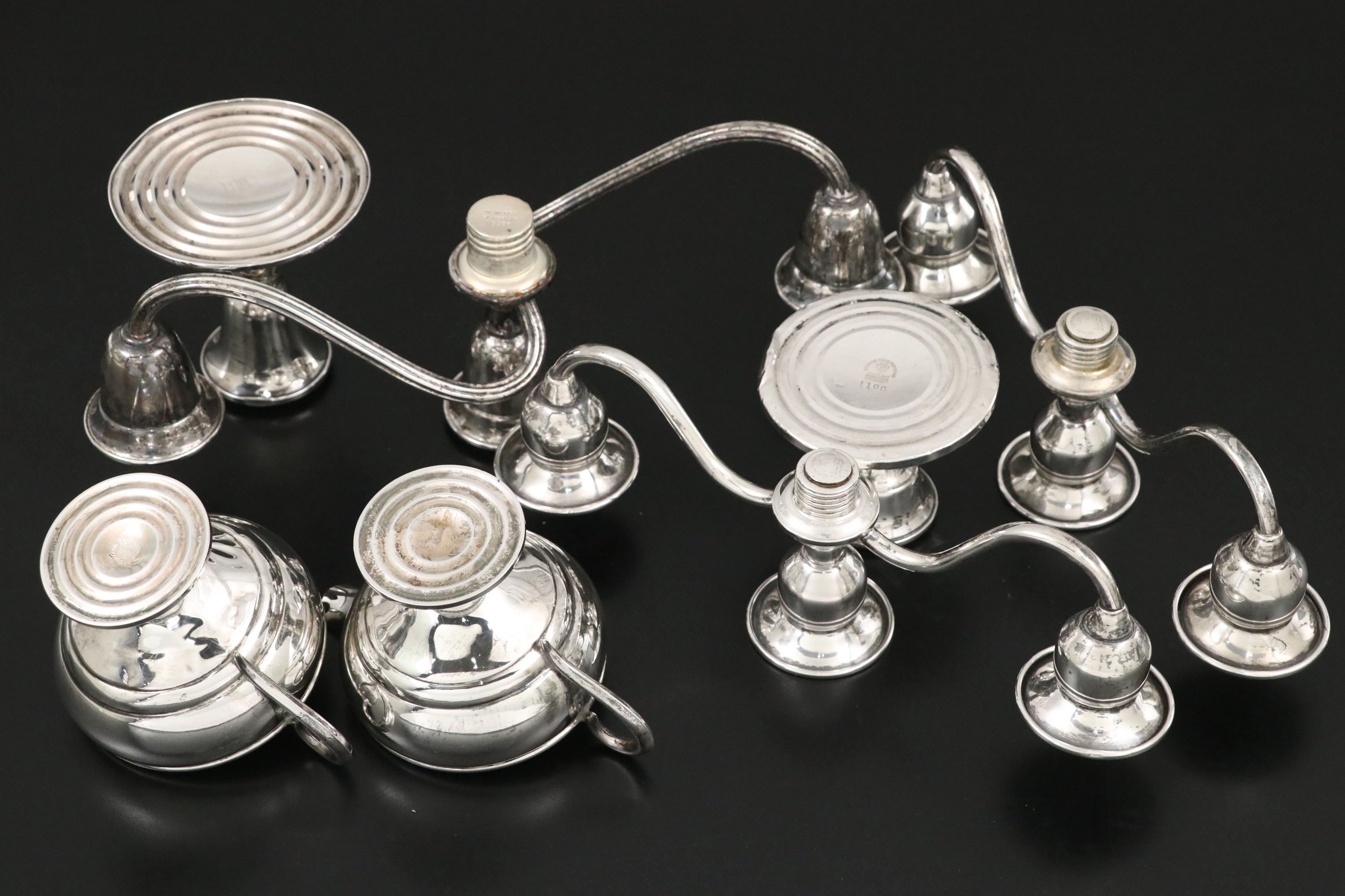 Hamilton with Other Weighted Sterling Compotes and Table Accessories