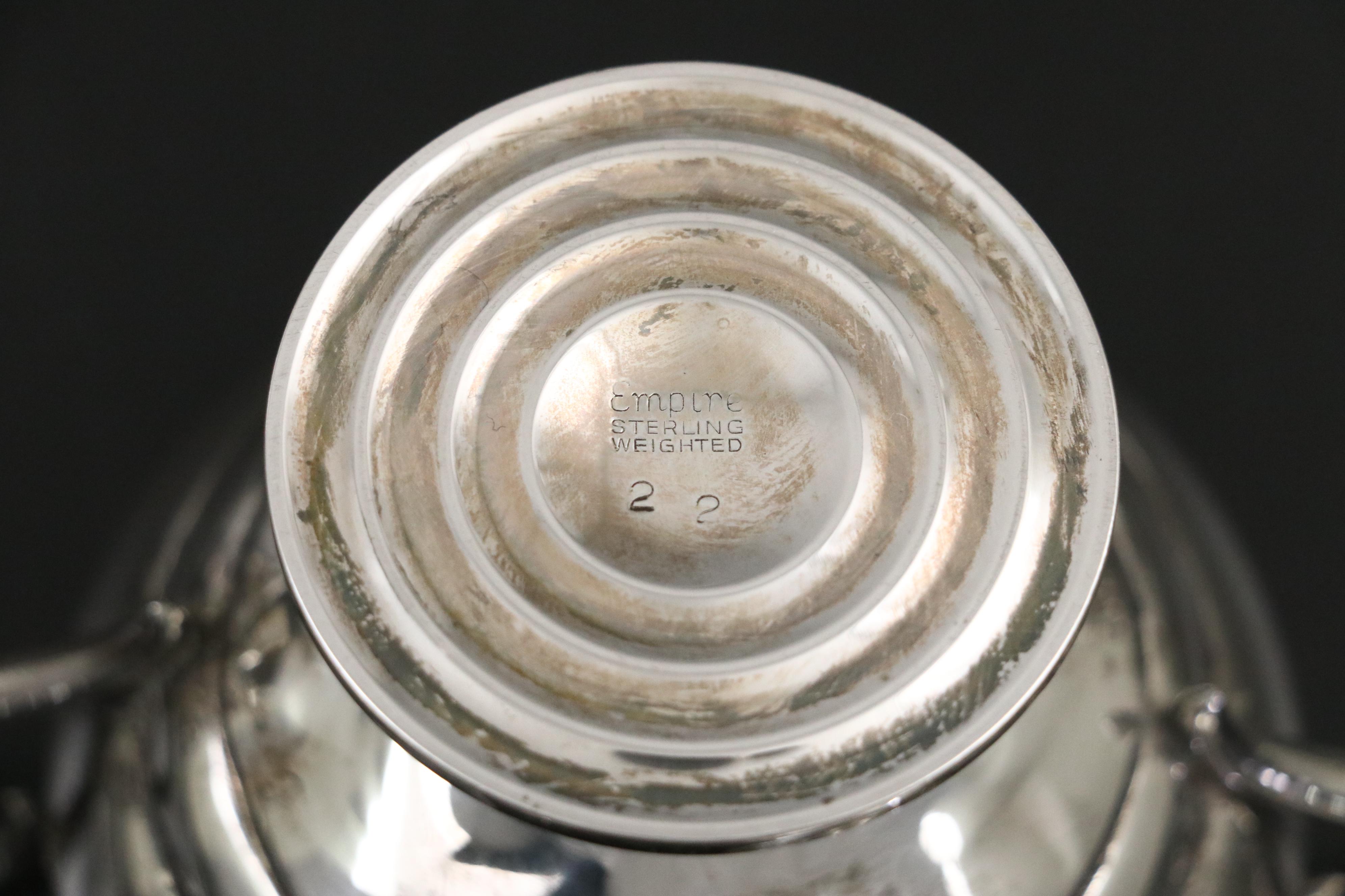 Hamilton with Other Weighted Sterling Compotes and Table Accessories