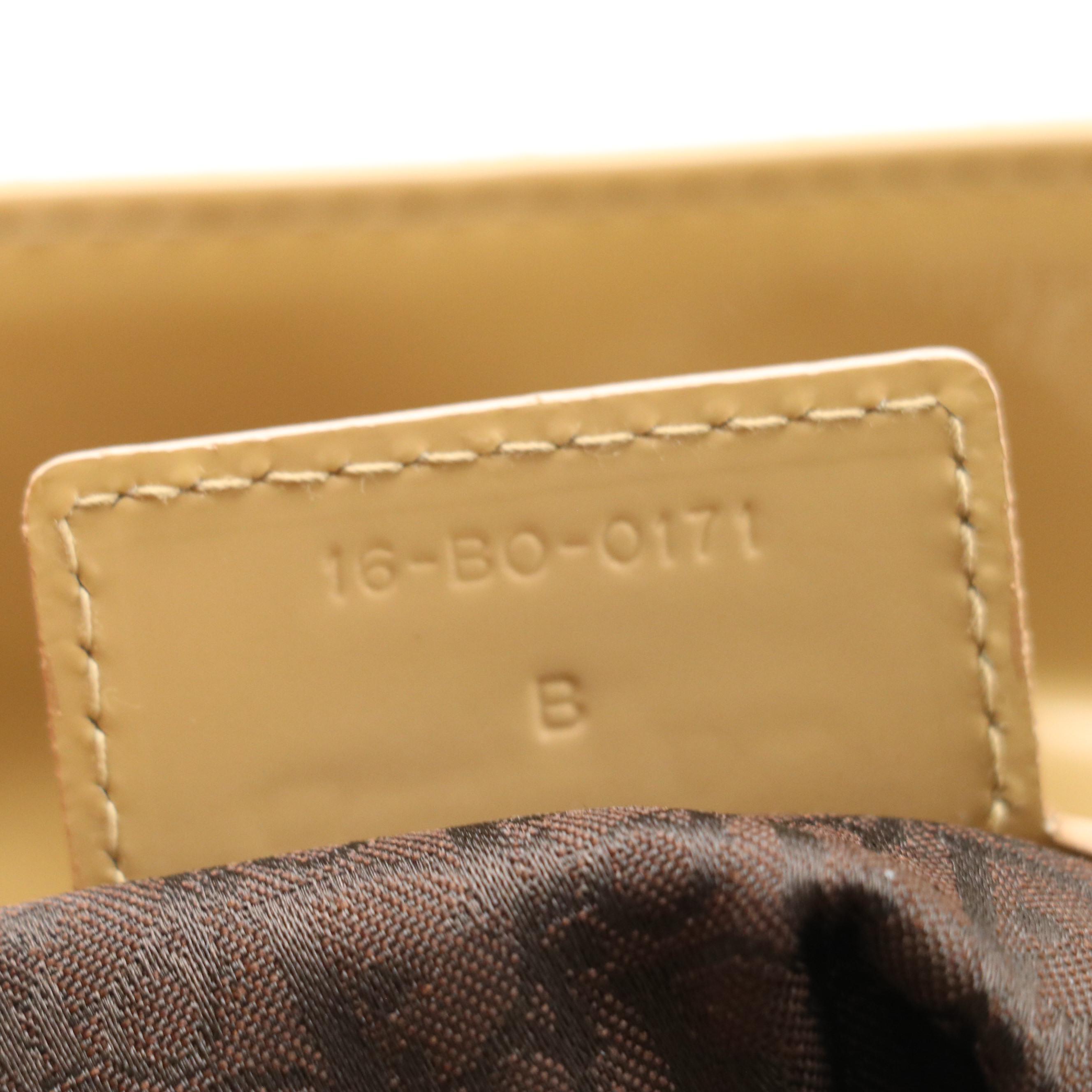 Christian Dior Large Lady Dior Tote in Beige Cannage Quilted Patent Leather