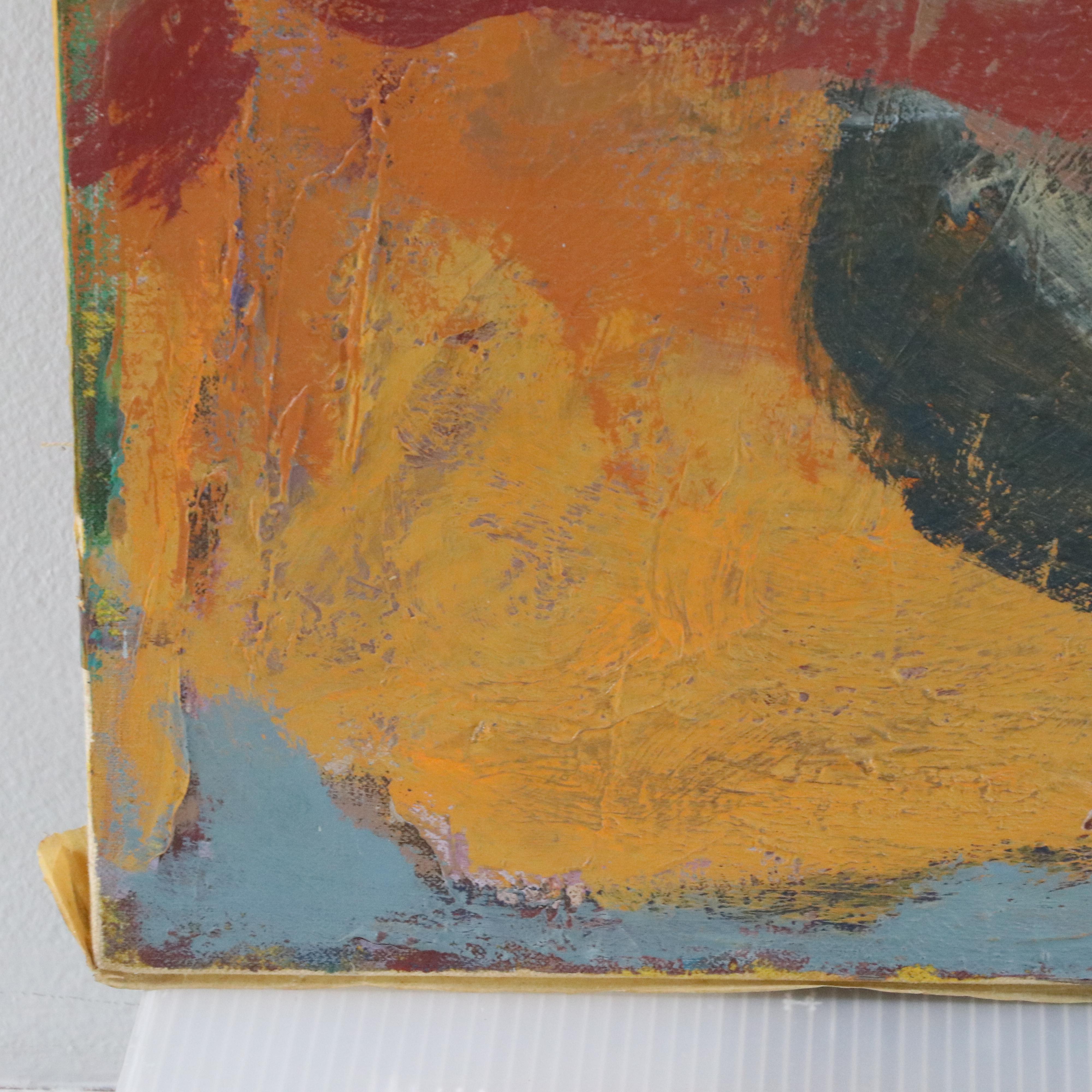 Zena Kaplan Large-Scale Abstract Landscape Acrylic Painting