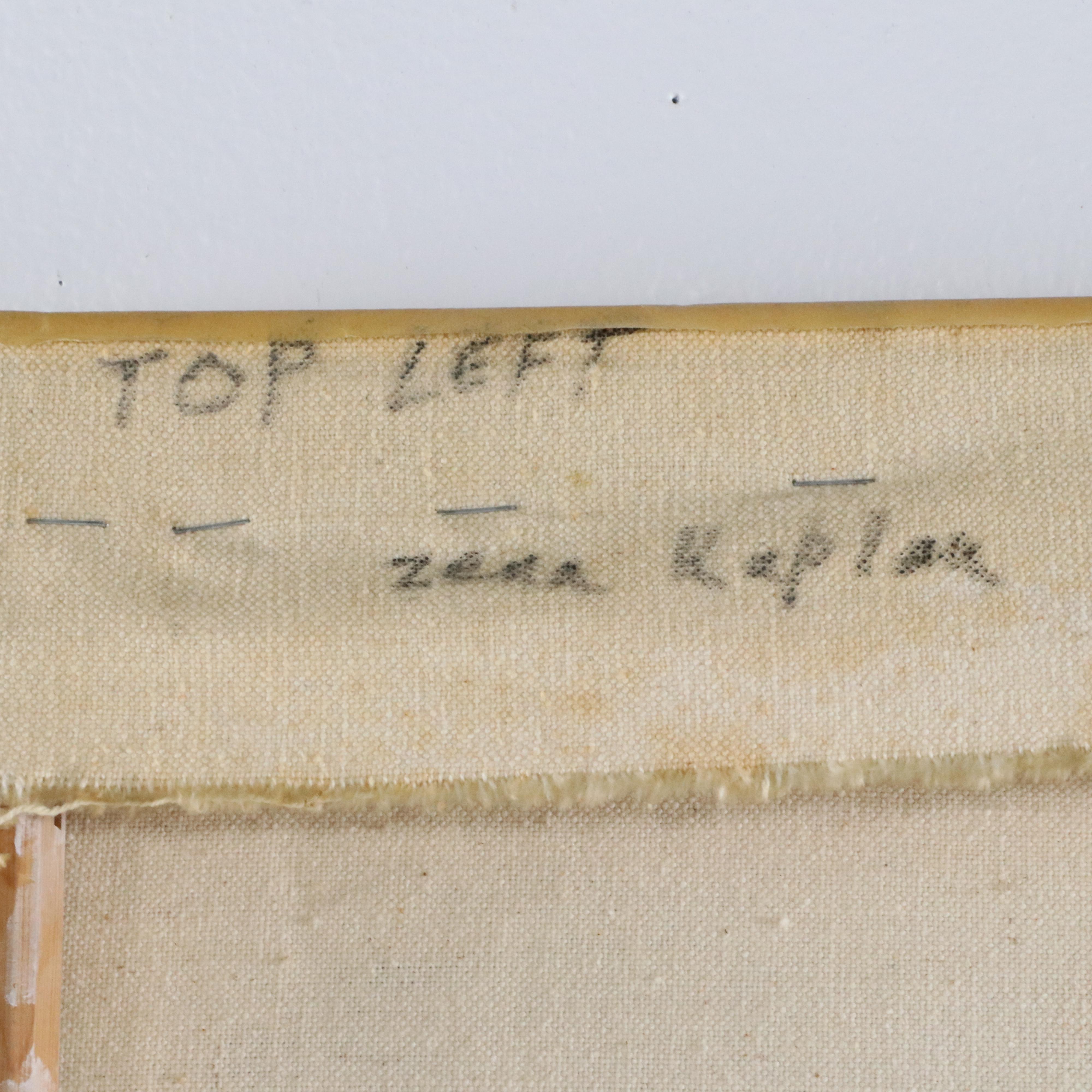 Zena Kaplan Large-Scale Abstract Landscape Acrylic Painting