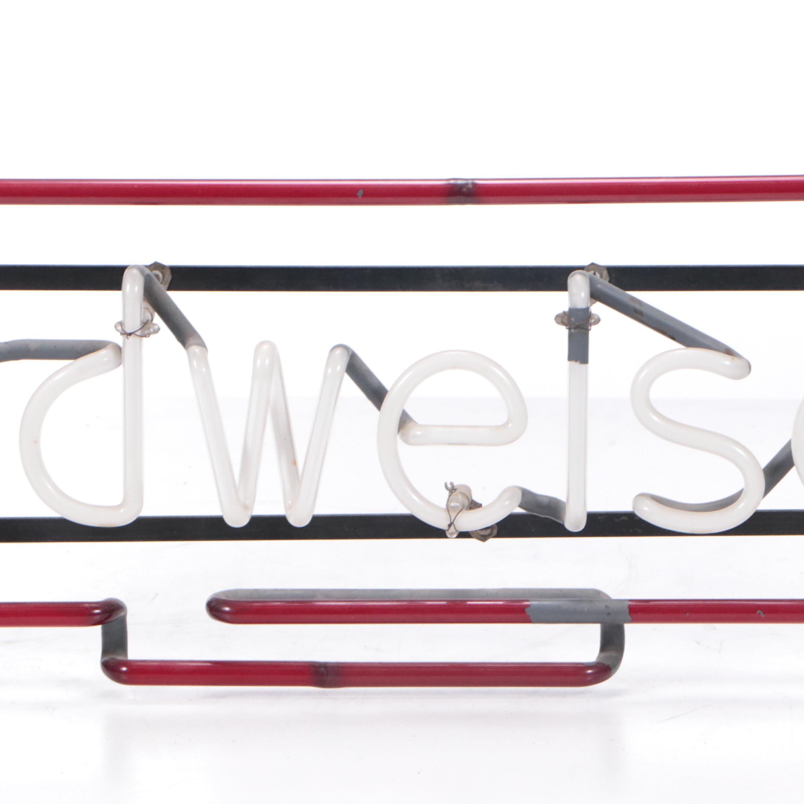 Budweiser Beer Neon  Advertising Sign, Vintage