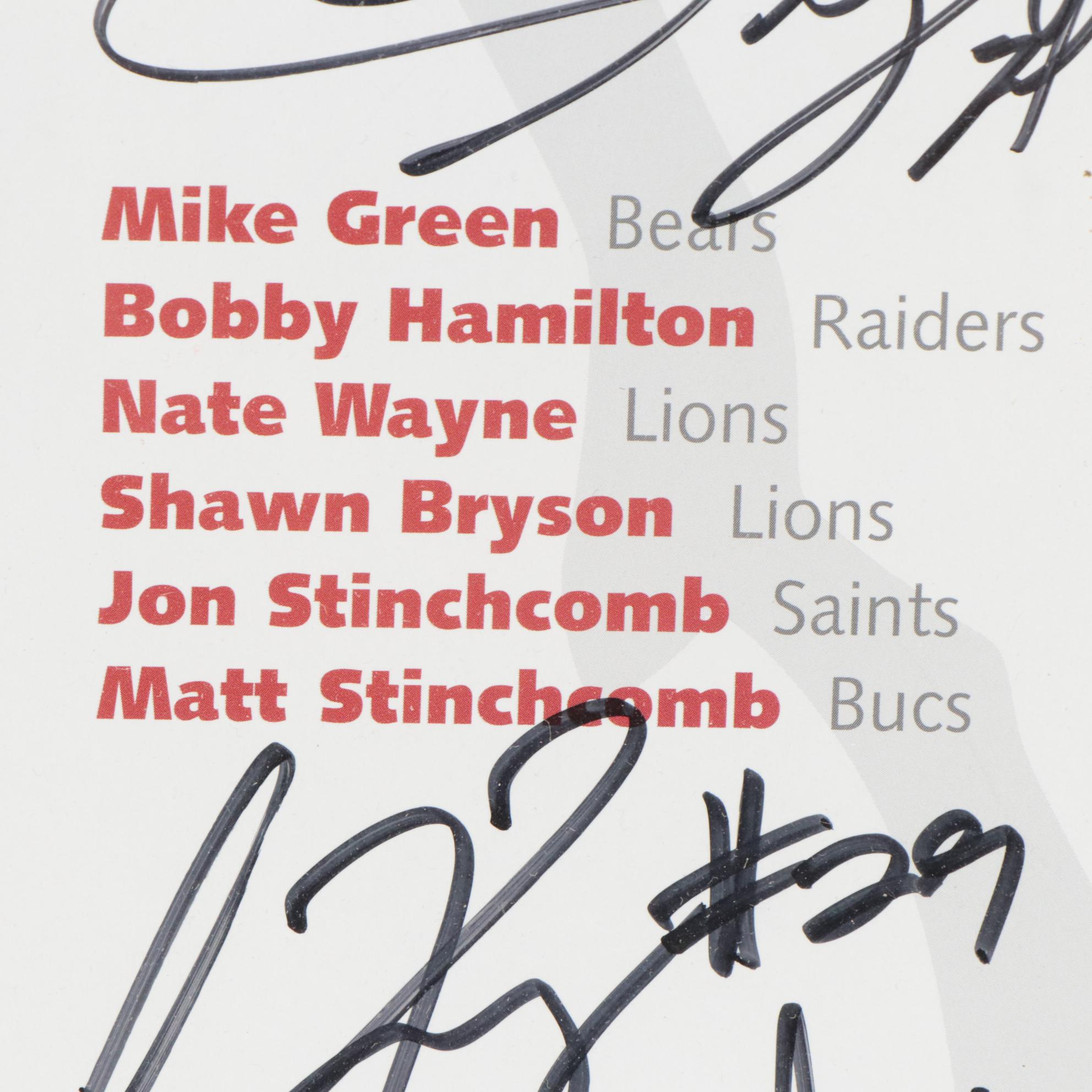 CES "Night of Champions" Poster Signed by Brian Urlacher and More