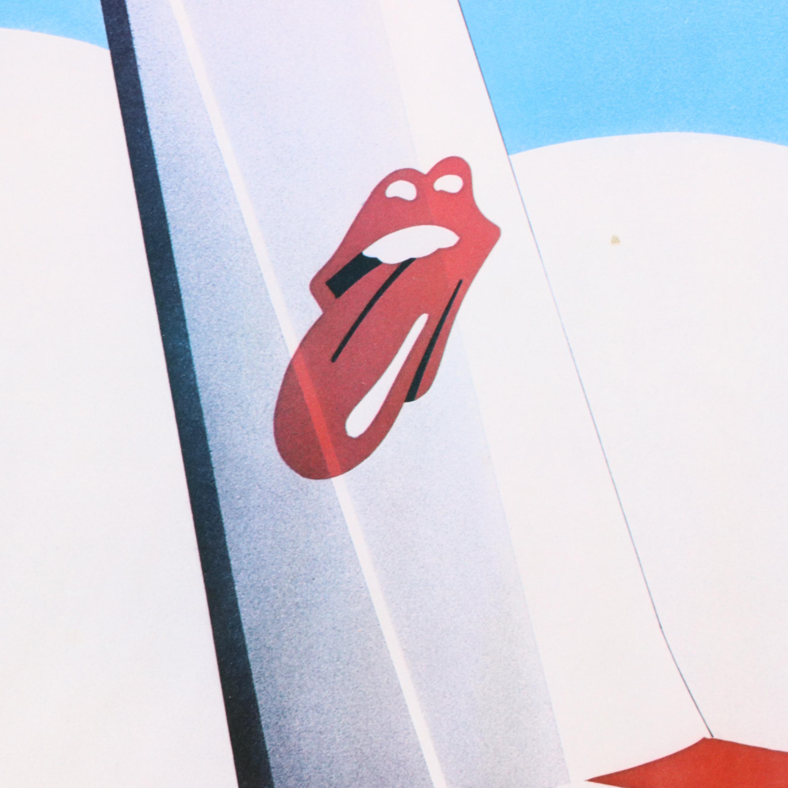 The Rolling Stones Offset Lithograph Poster "American Tour 1972"