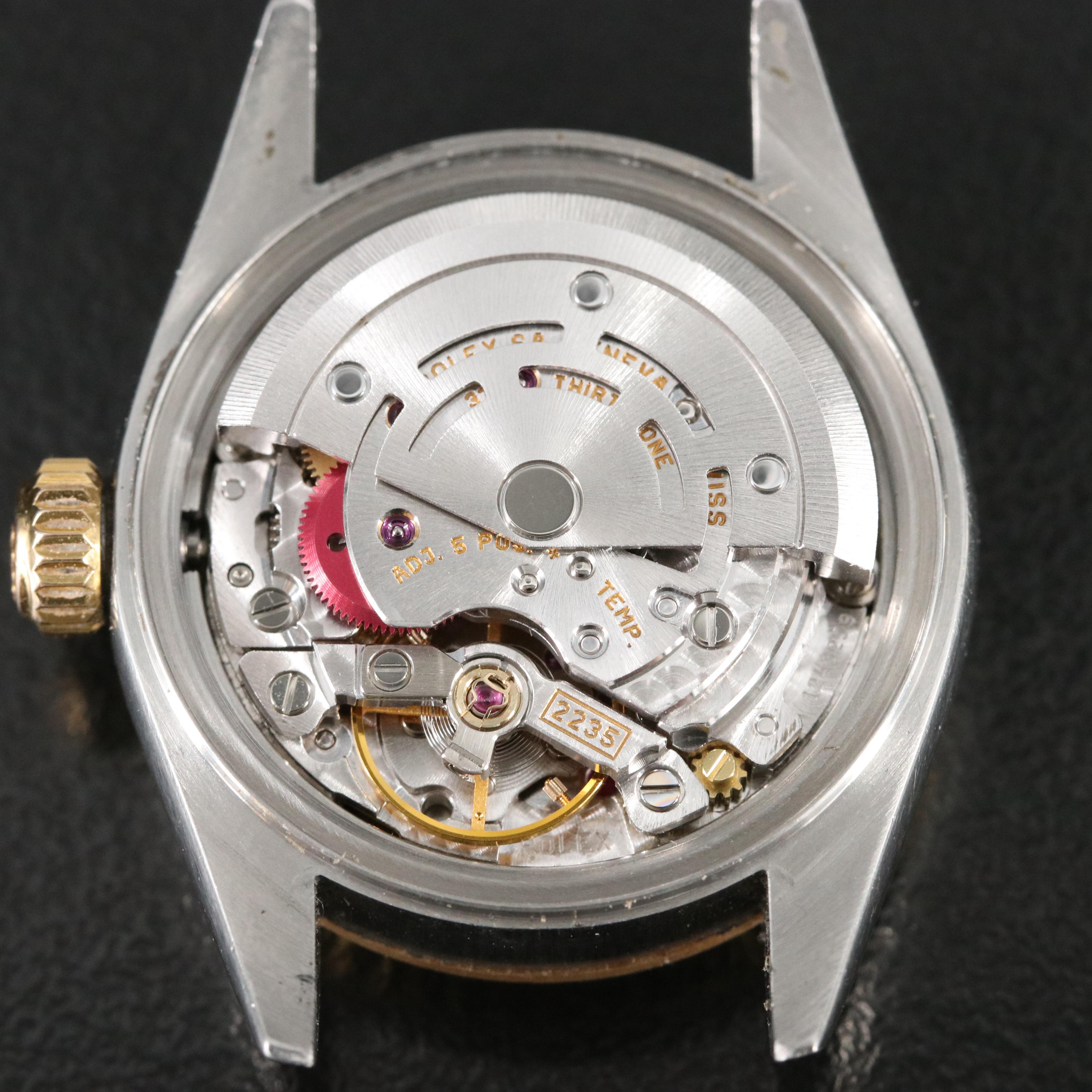 Rolex Datejust 79173 Mother-of-Pearl Dial 18K Gold Steel Automatic Watch