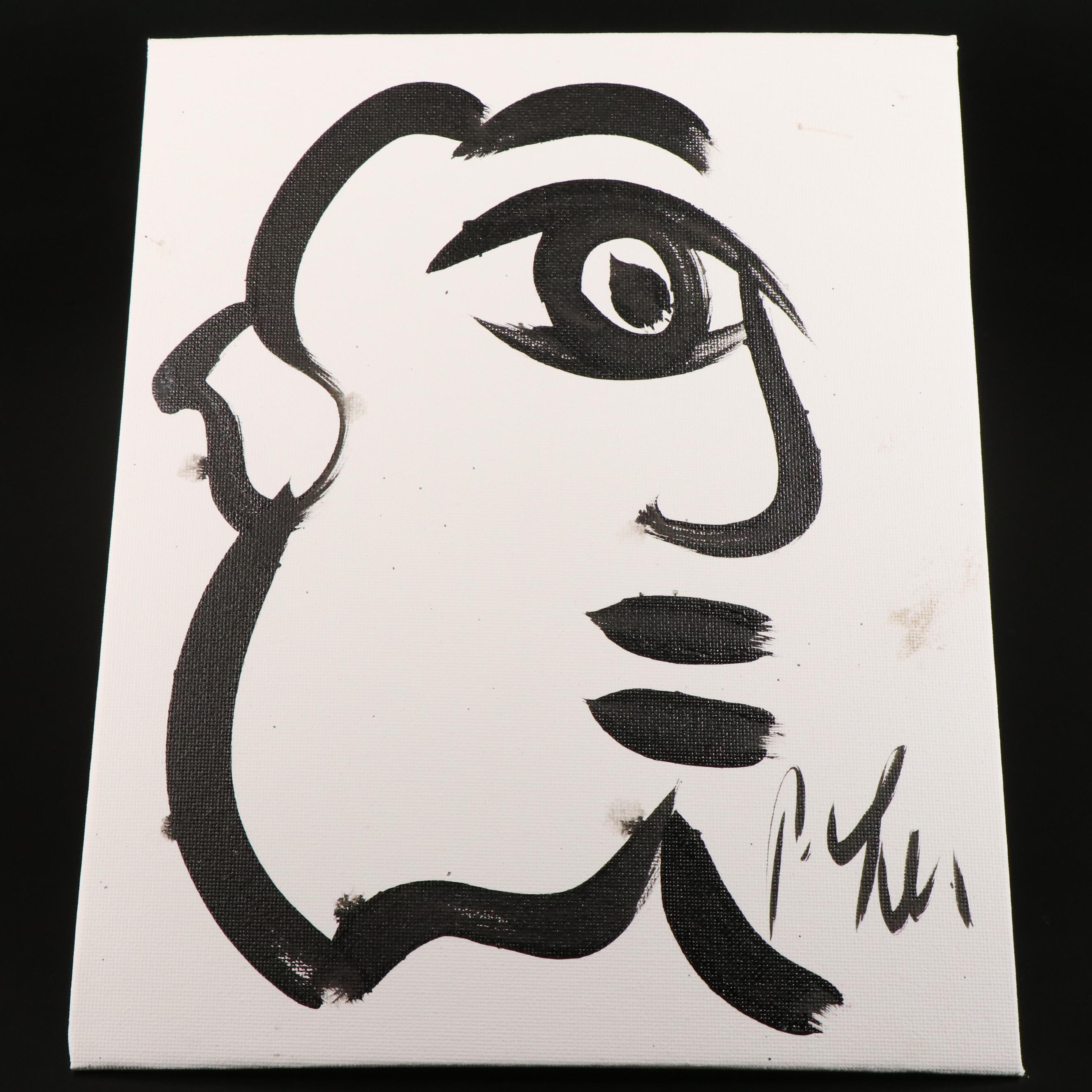 Peter Robert Keil Stylized Acrylic Portrait