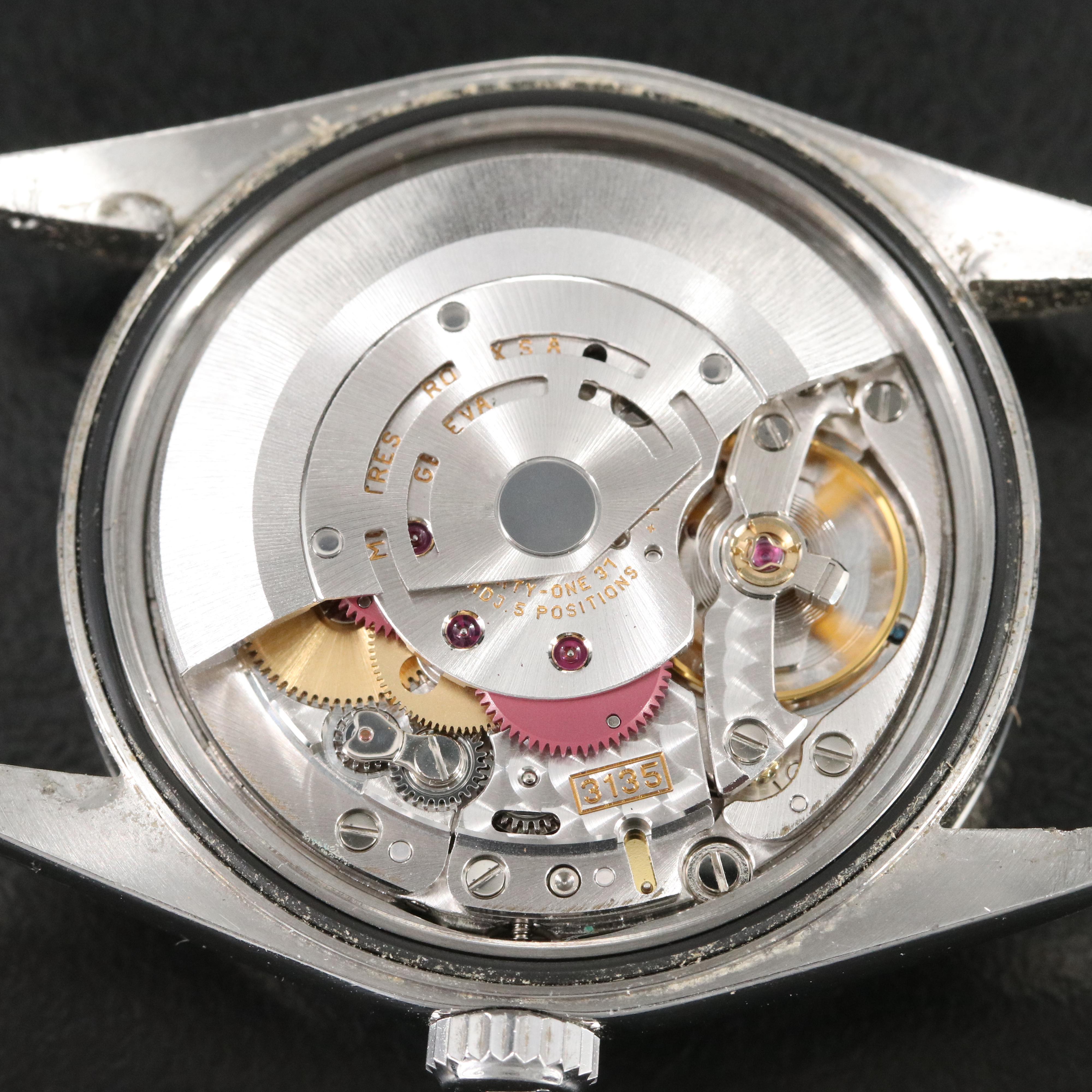 Rolex Datejust 16200 Custom Diamond Dial 36mm Steel Automatic Watch