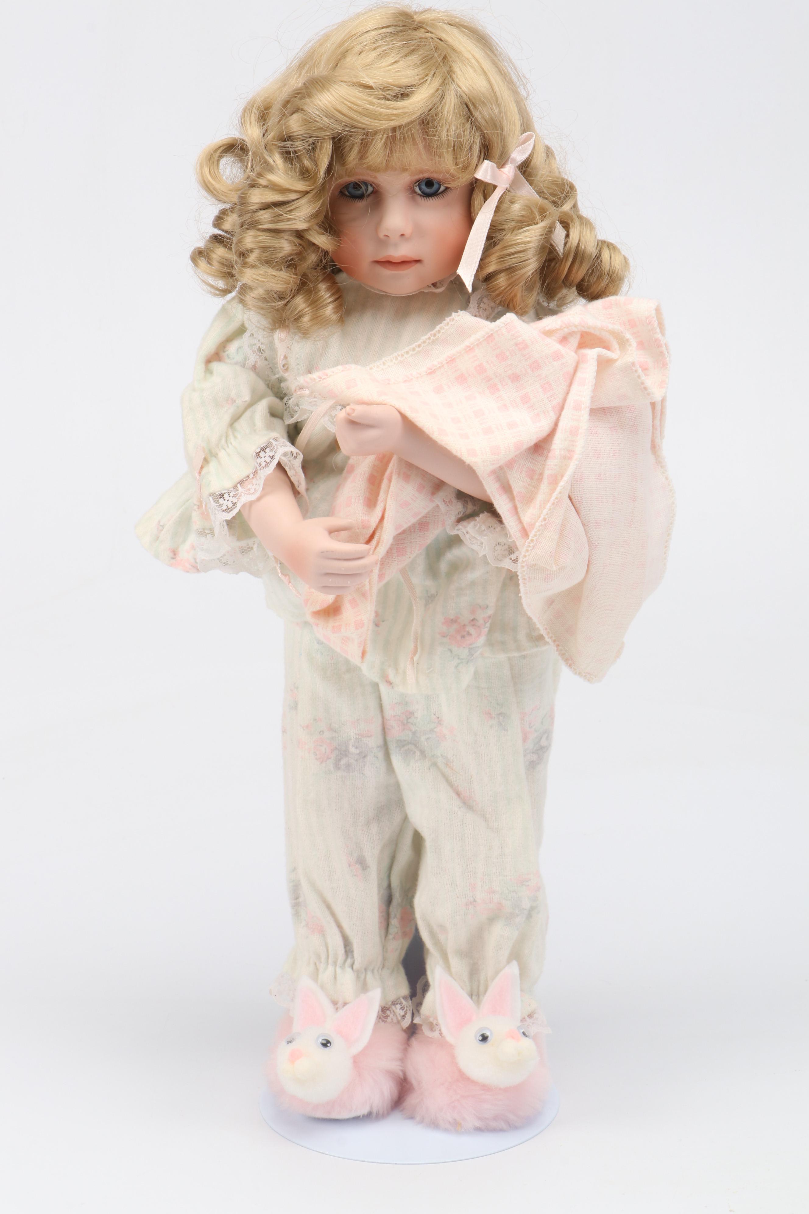 The Ashton Drake Snow Babies Follow the Leader and Other Dolls, 1990s