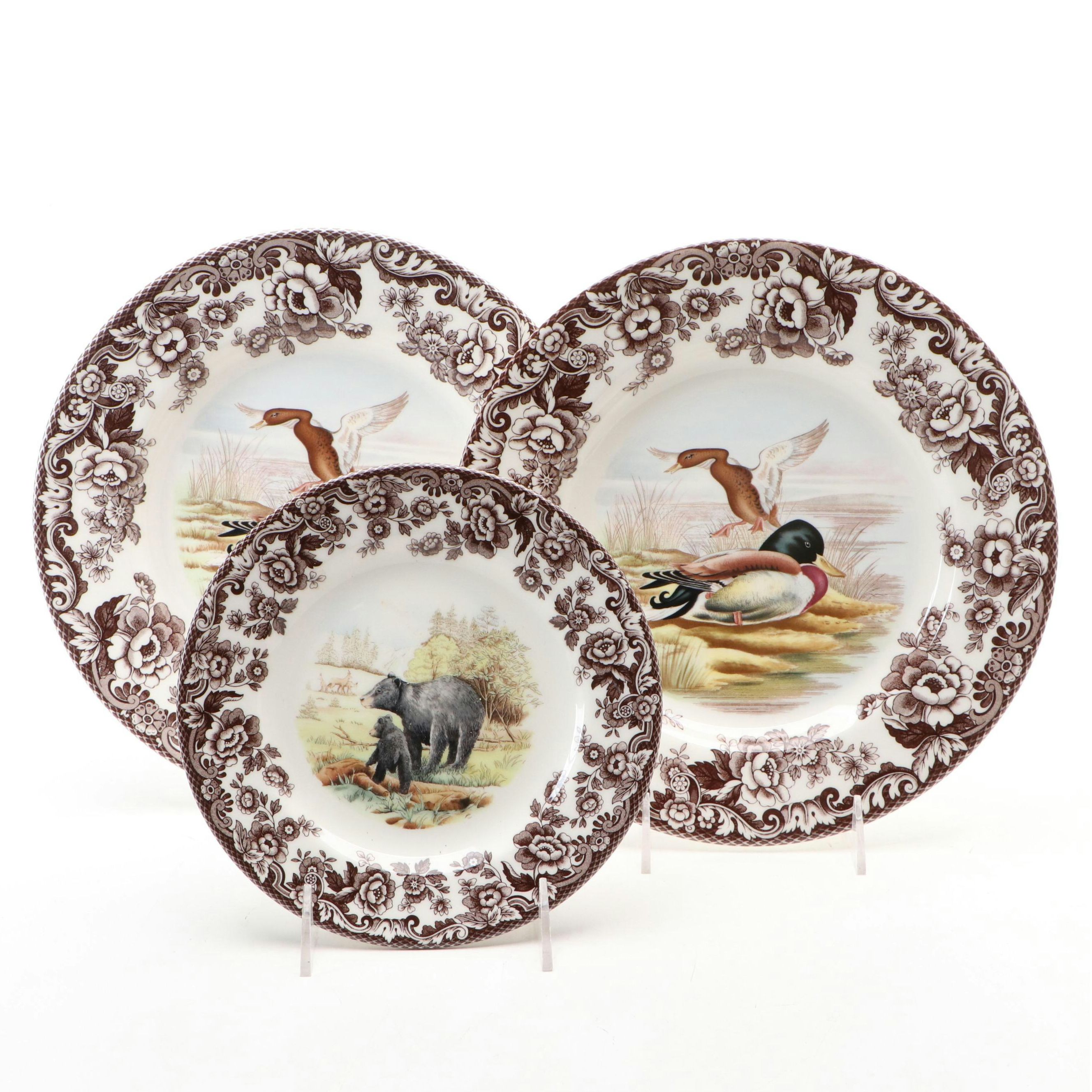 Spode "Woodland" Plates