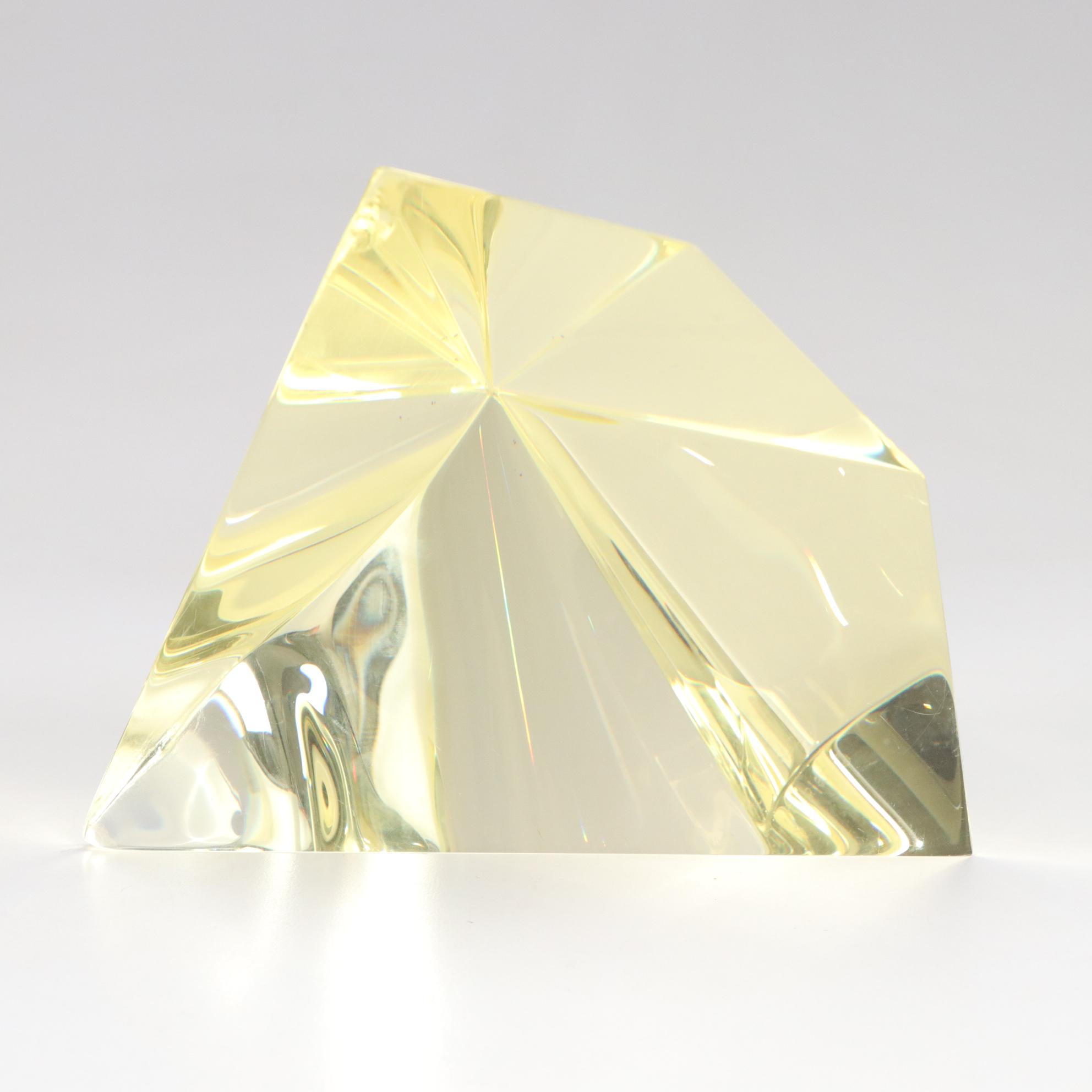 Christopher Ries Optic Glass Sculpture, 1982