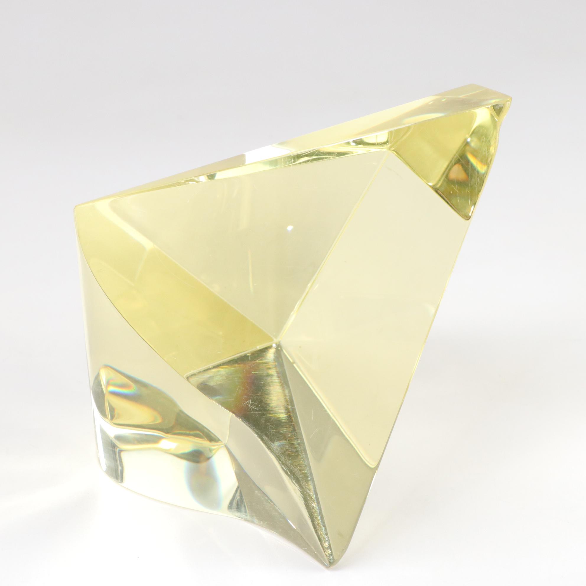 Christopher Ries Optic Glass Sculpture, 1982