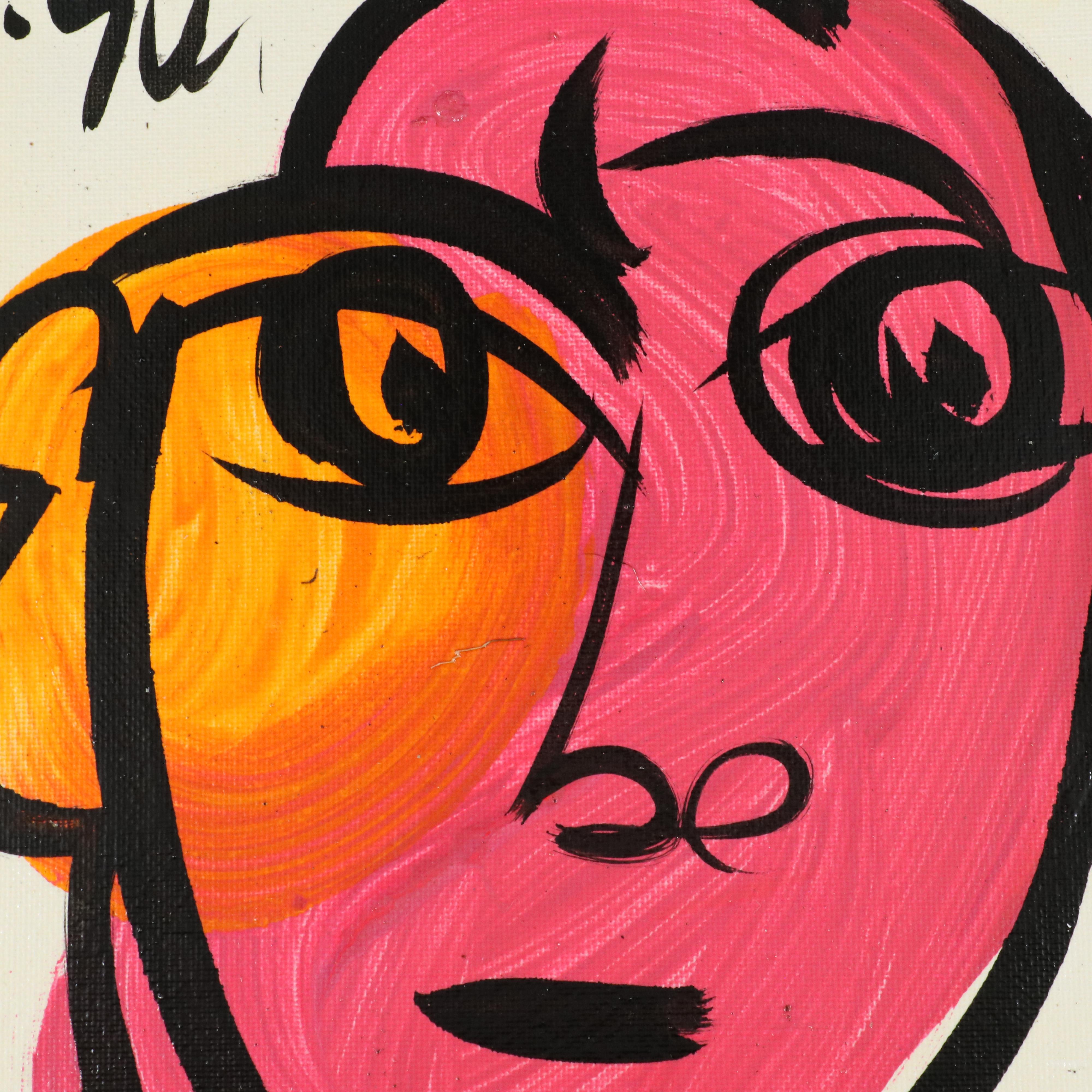 Peter Robert Keil Stylized Acrylic Portrait