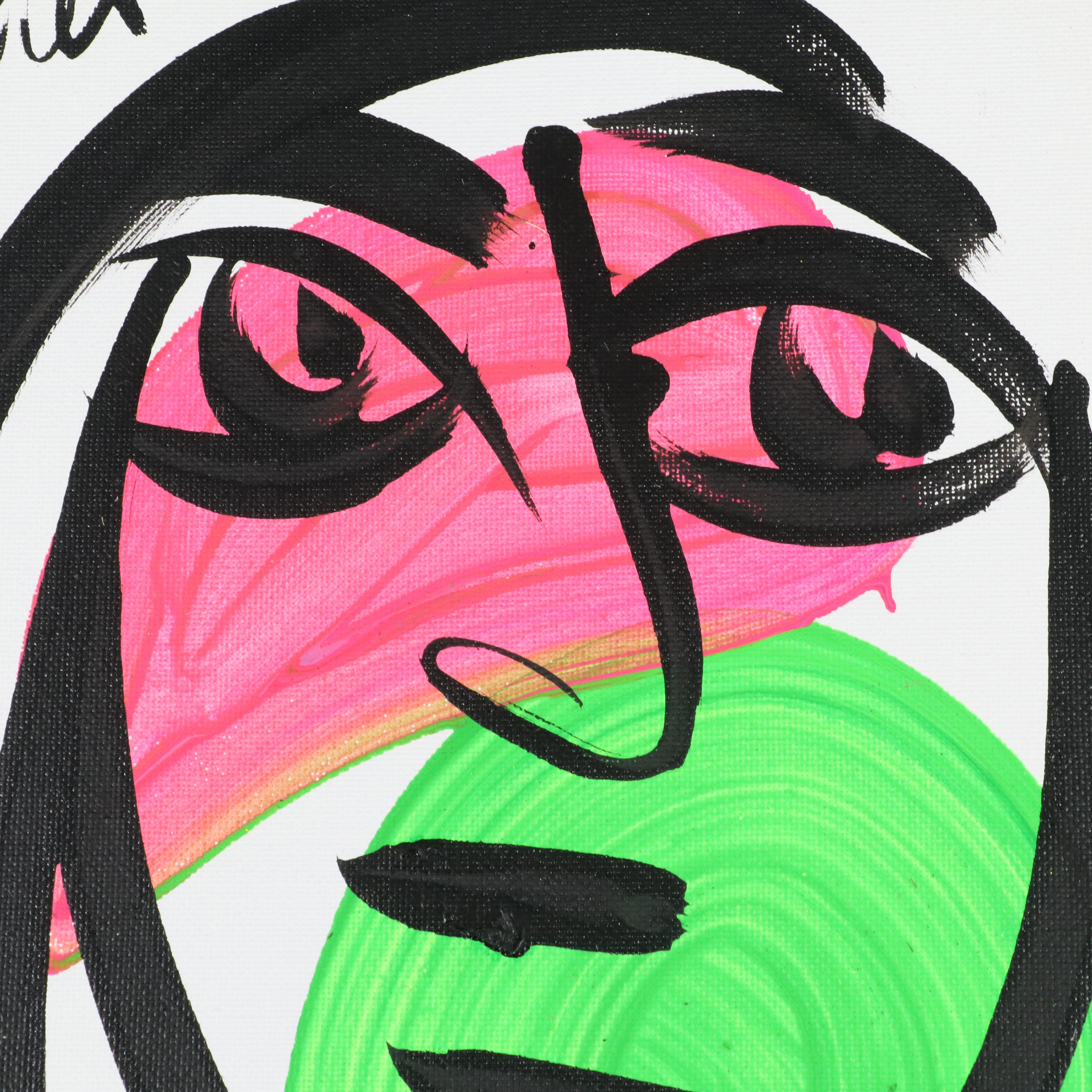 Peter Robert Keil Stylized Acrylic Portrait