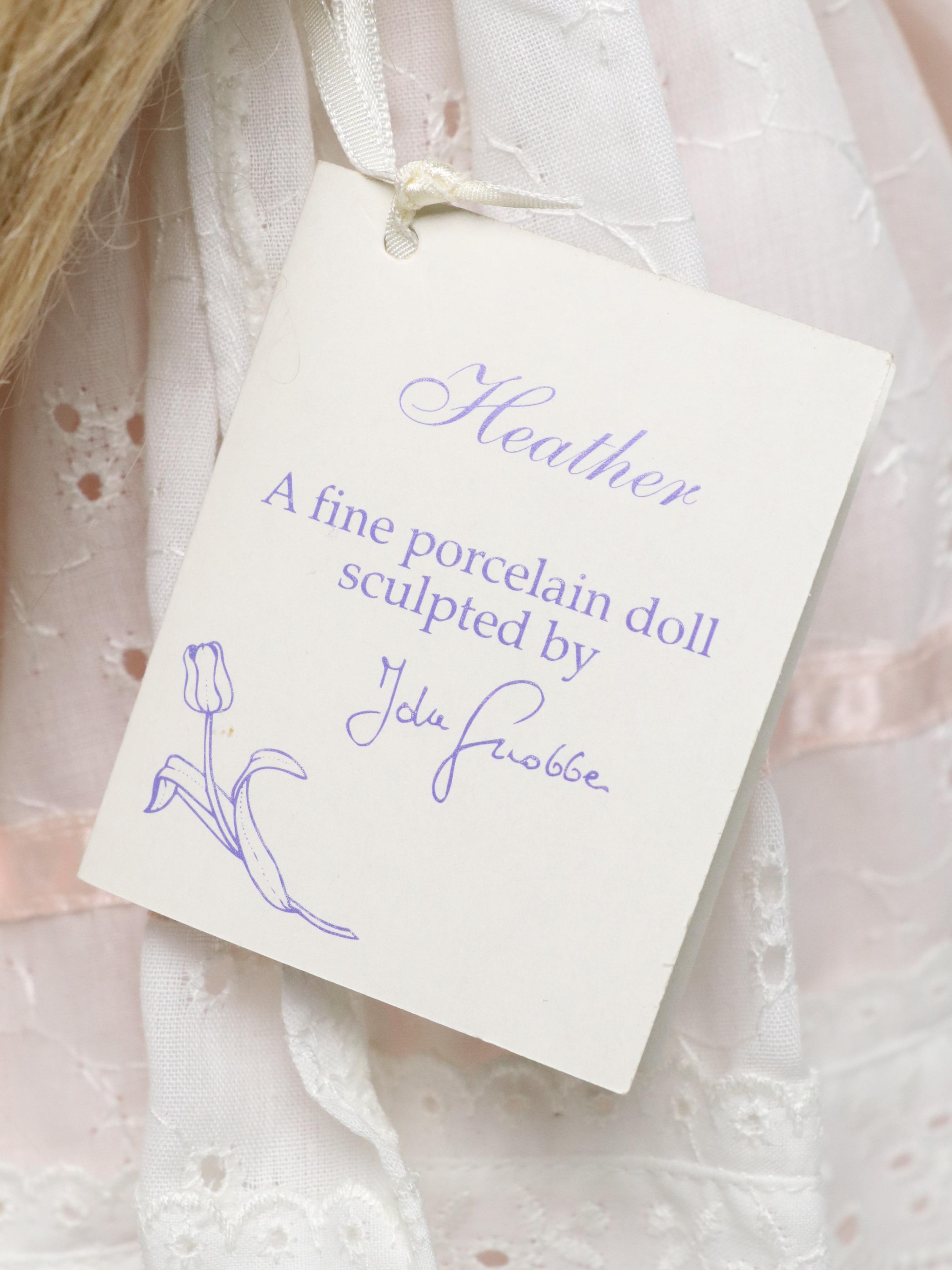 Joke Grobben for Hamilton Collection "Heather" Porcelain and Other Dolls, 1988