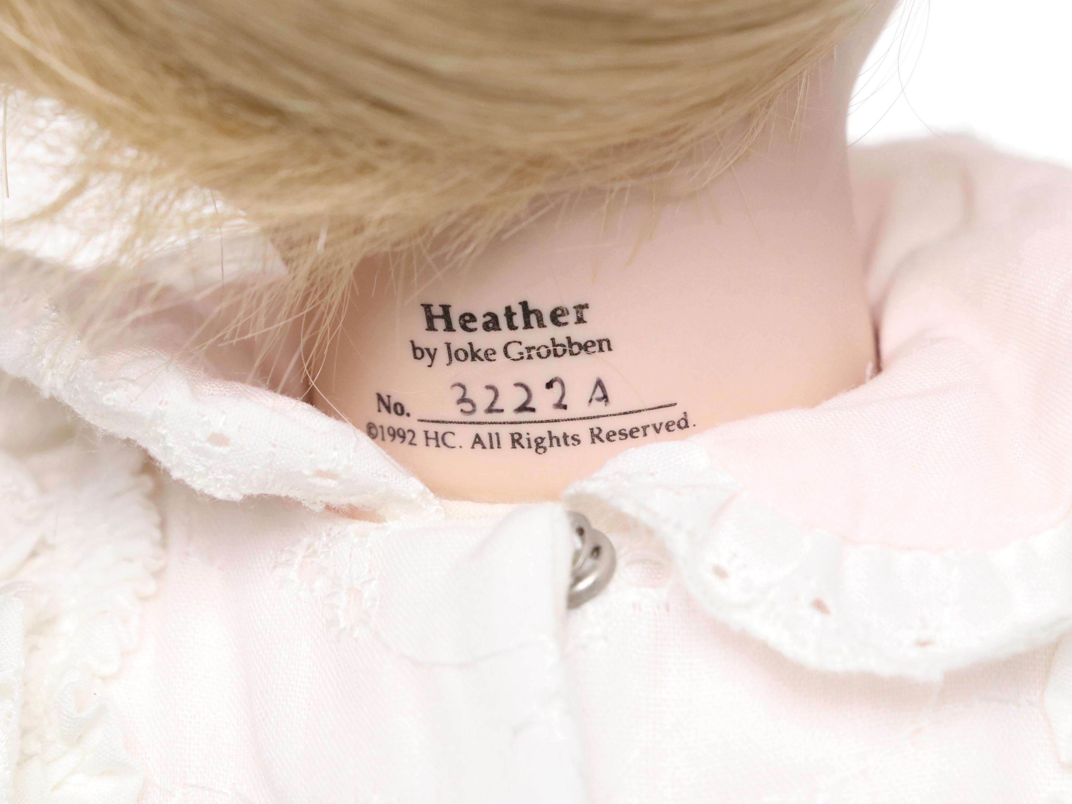 Joke Grobben for Hamilton Collection "Heather" Porcelain and Other Dolls, 1988