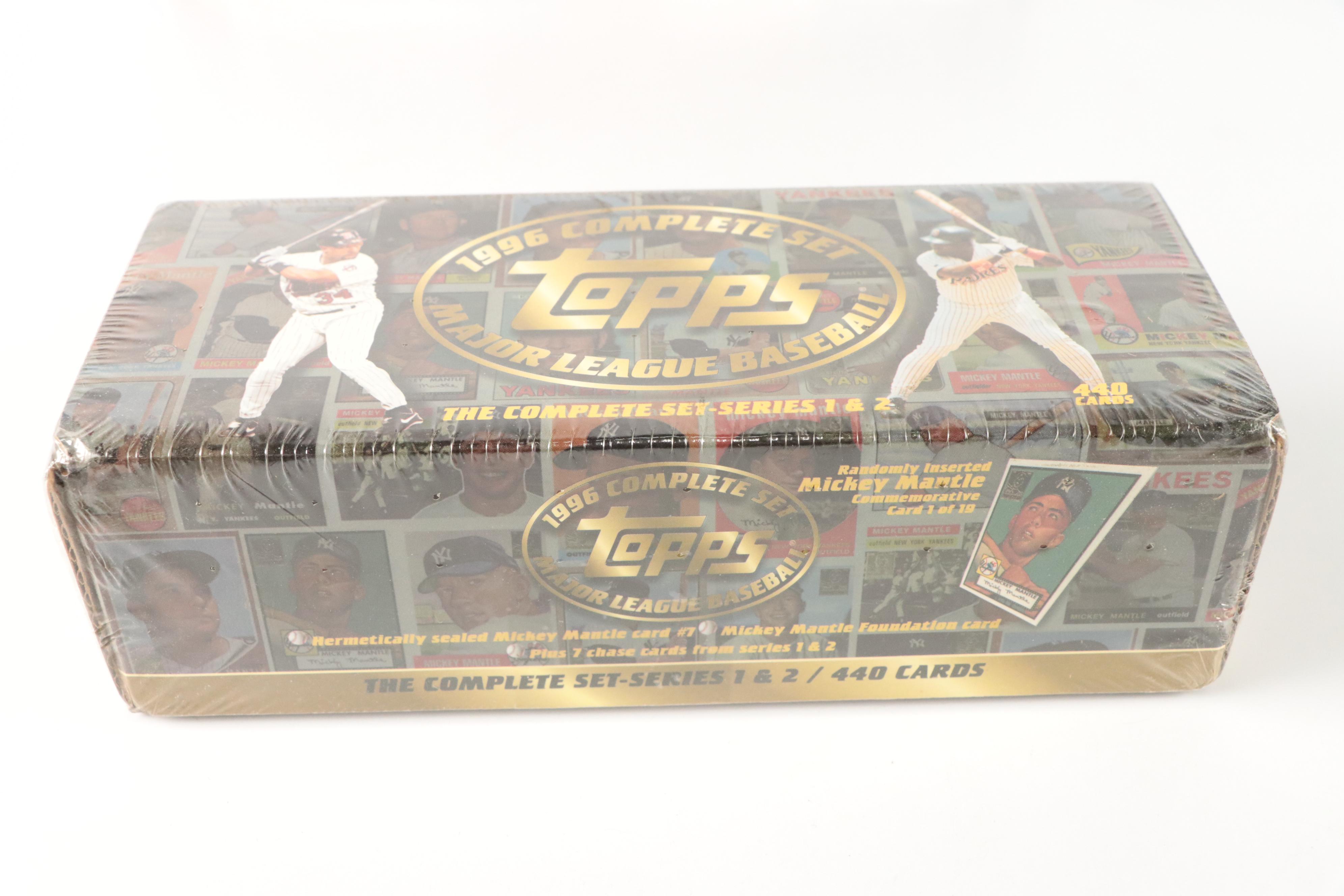 Topps Sealed Baseball Card Sets, 1992-1996
