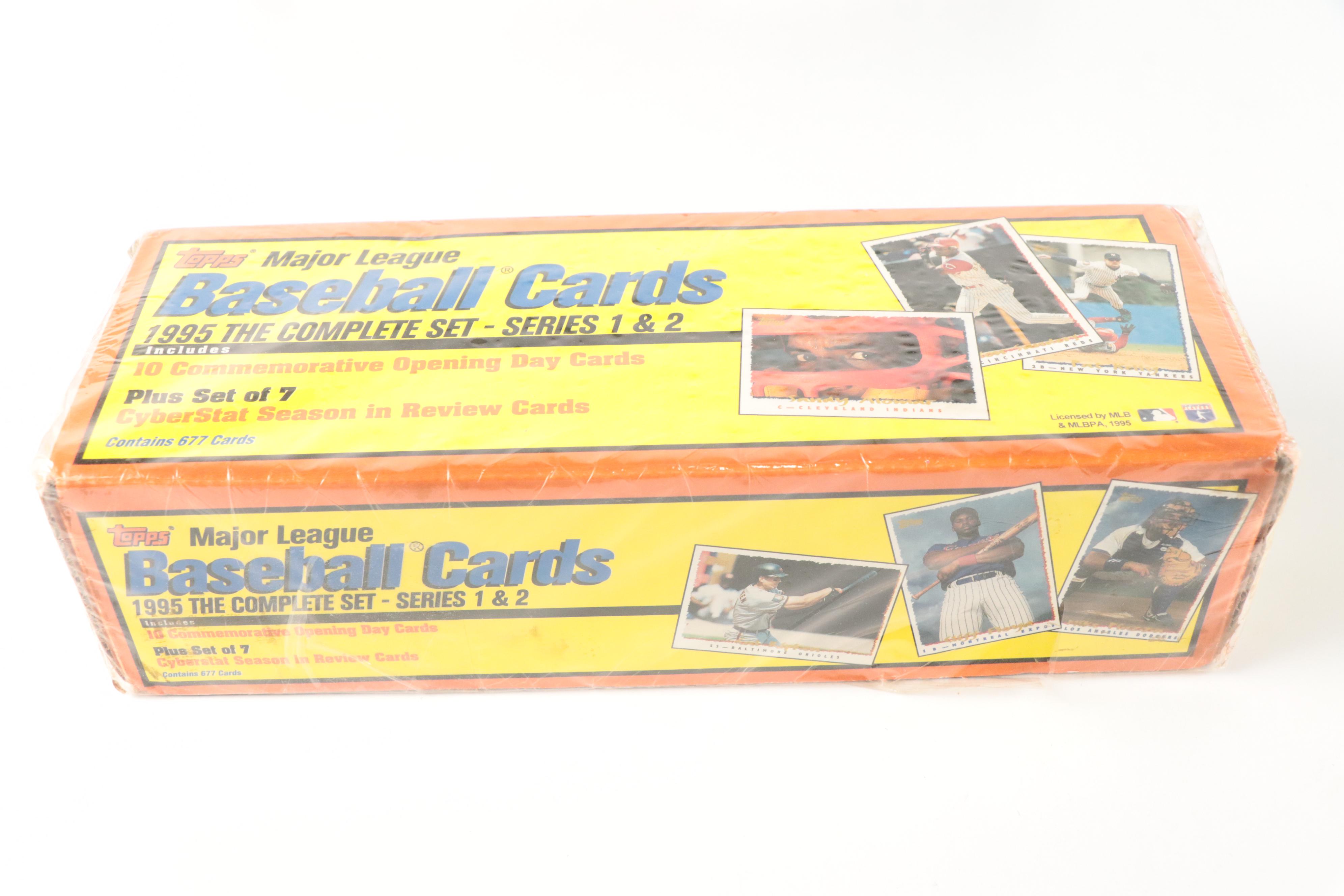 Topps Sealed Baseball Card Sets, 1992-1996