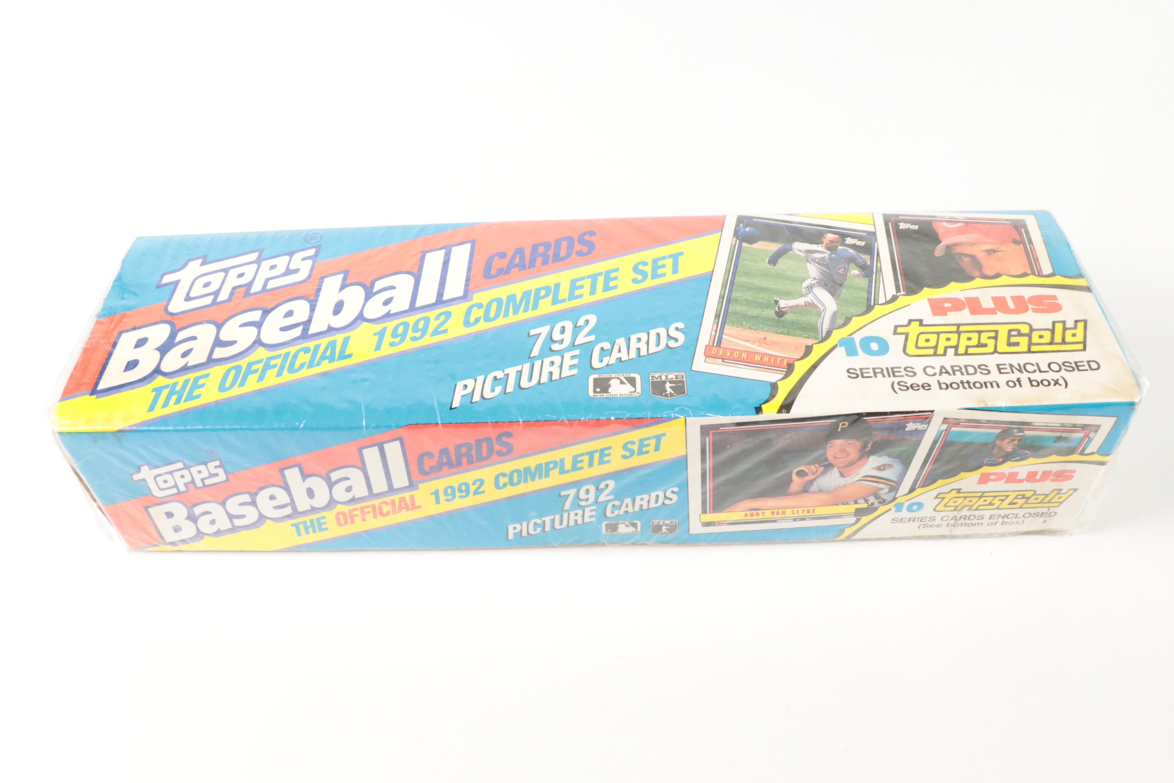 Topps Sealed Baseball Card Sets, 1992-1996