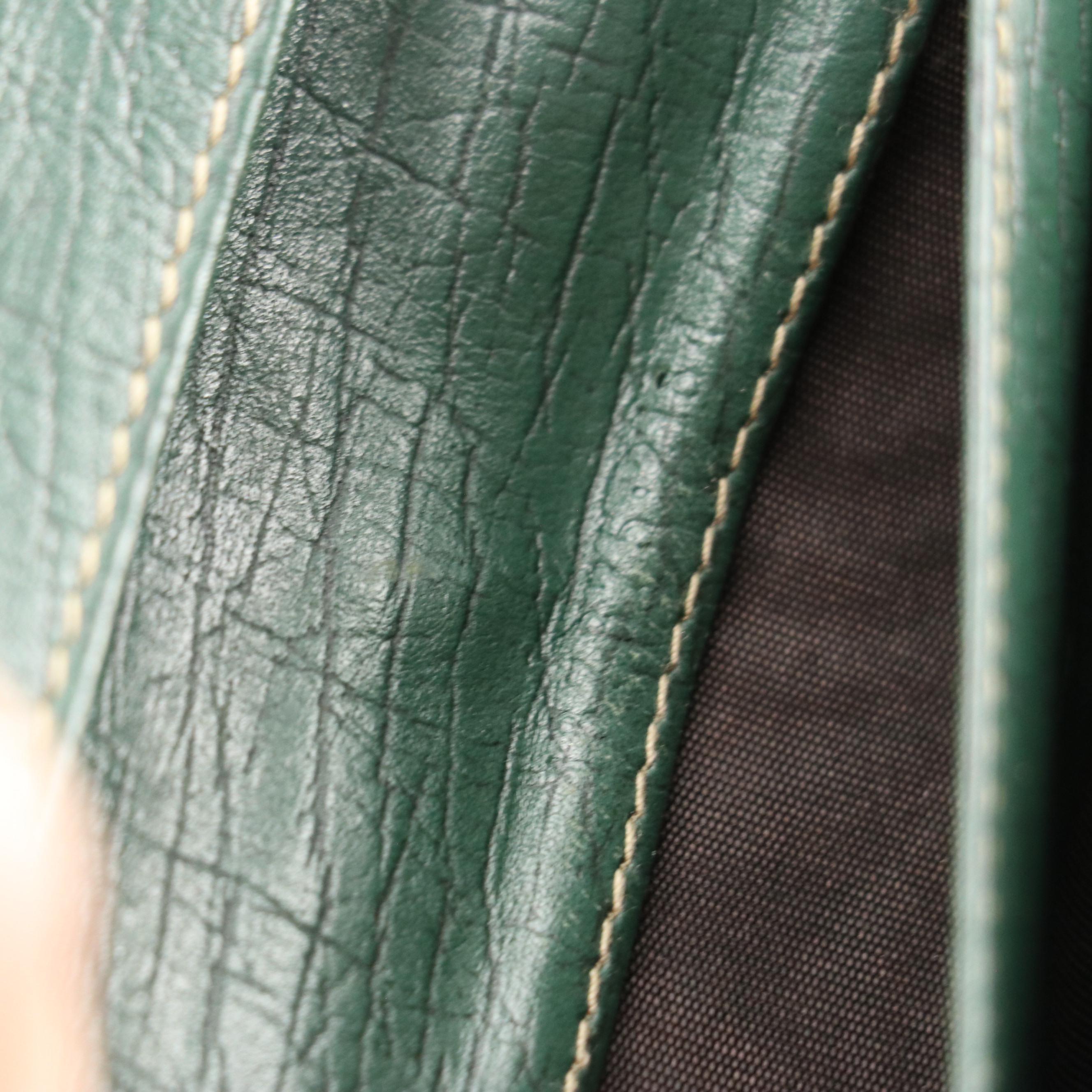 Gucci Hasler Horsebit Continental Wallet in Brown GG Canvas and Leather