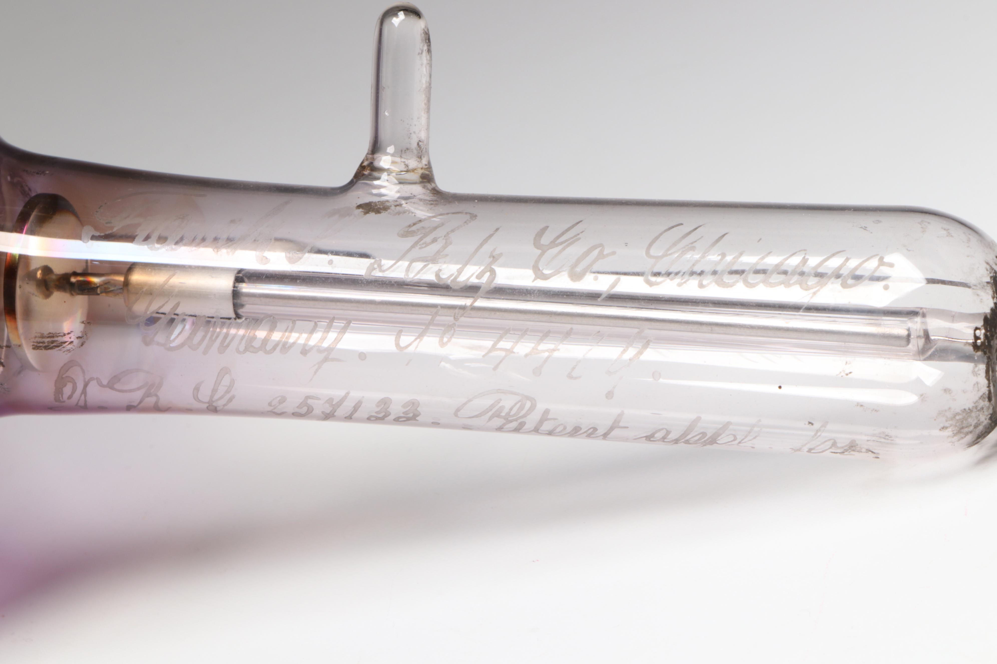 Frank P. Bulb Co. Glass X-Ray Tube