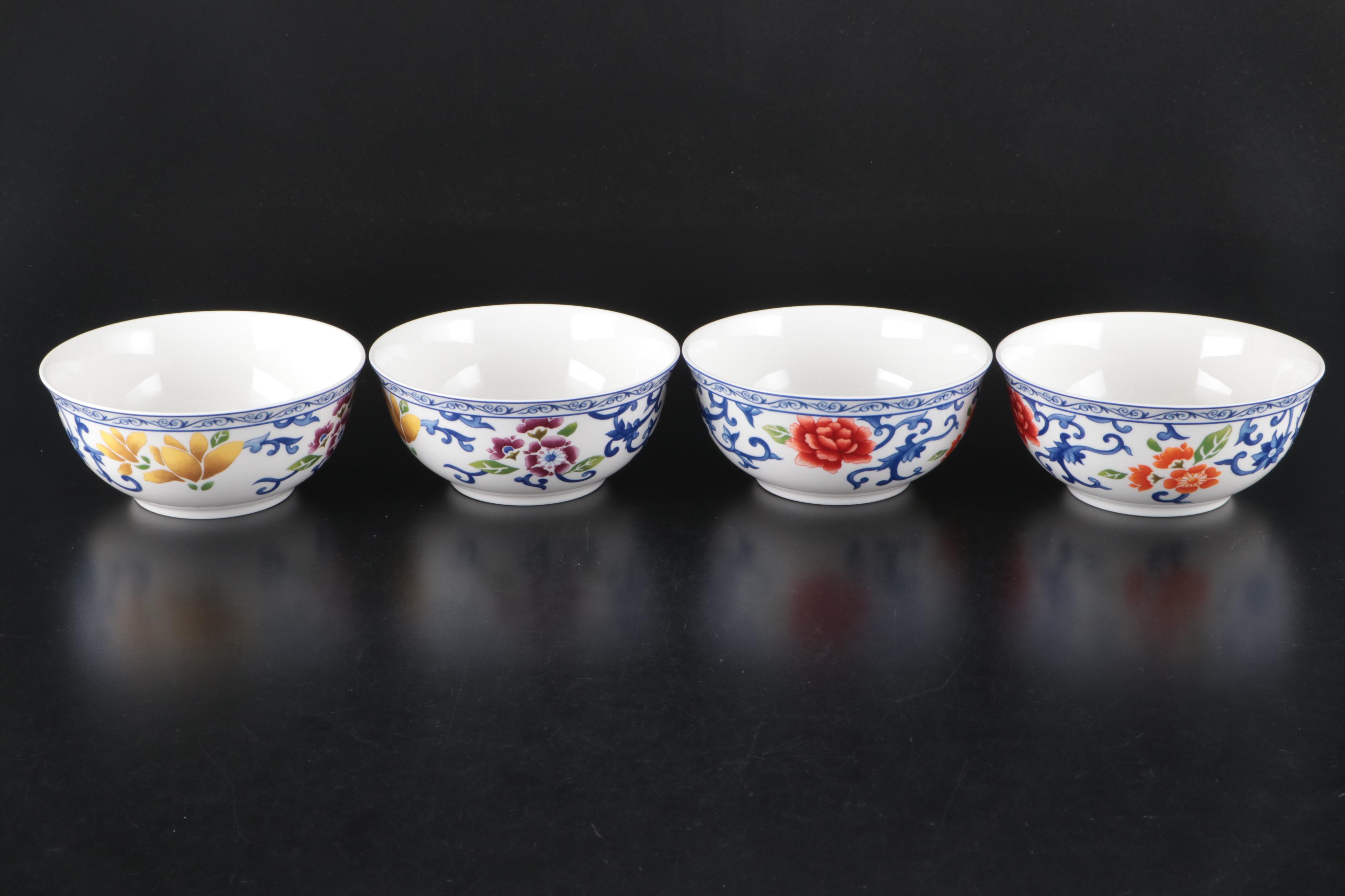 Ralph Lauren "Mandarin Blue" Porcelain Cereal Bowls