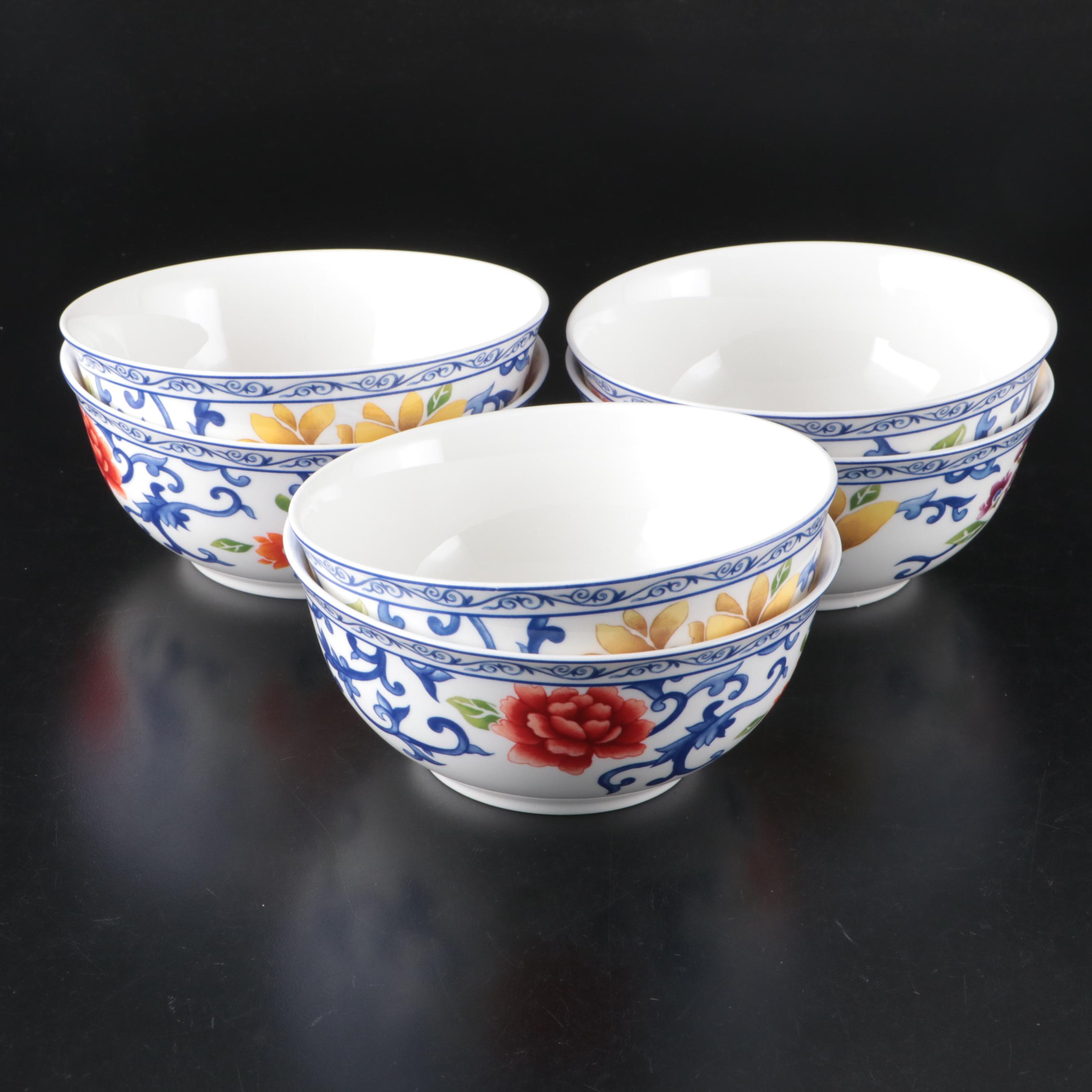Ralph Lauren "Mandarin Blue" Porcelain Cereal Bowls