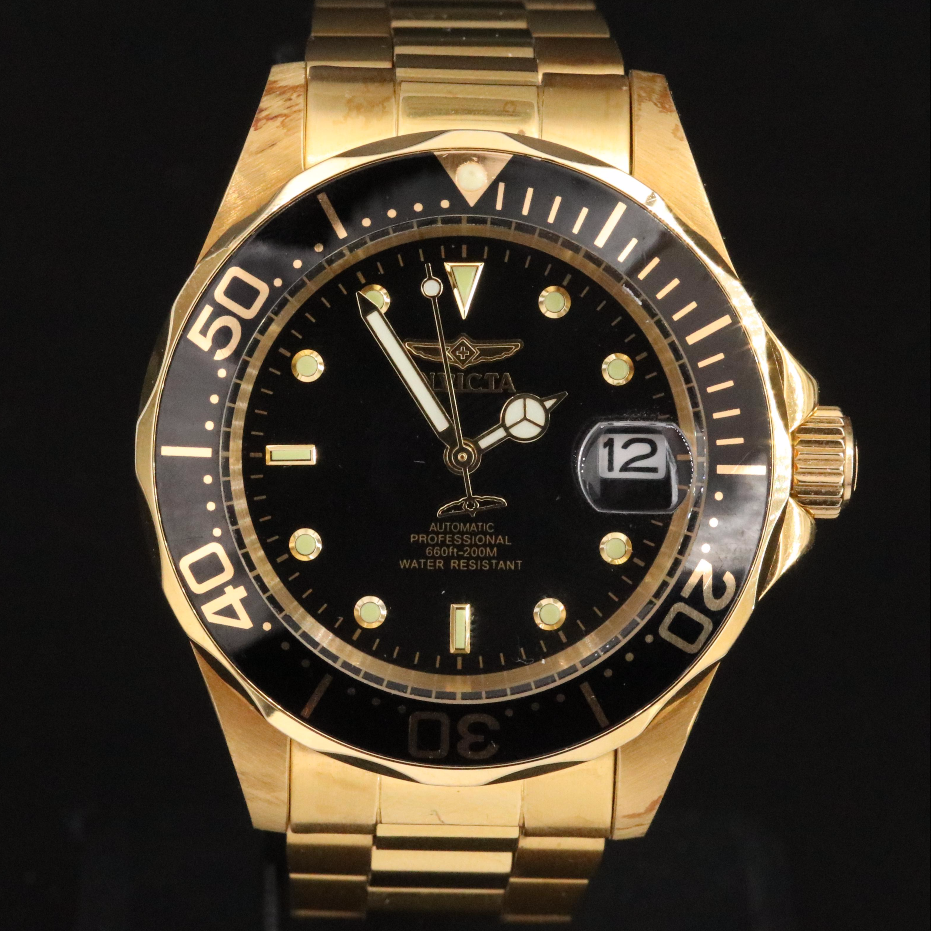 Invicta Pro Diver 8929 Gold-Plated Steel Automatic Watch