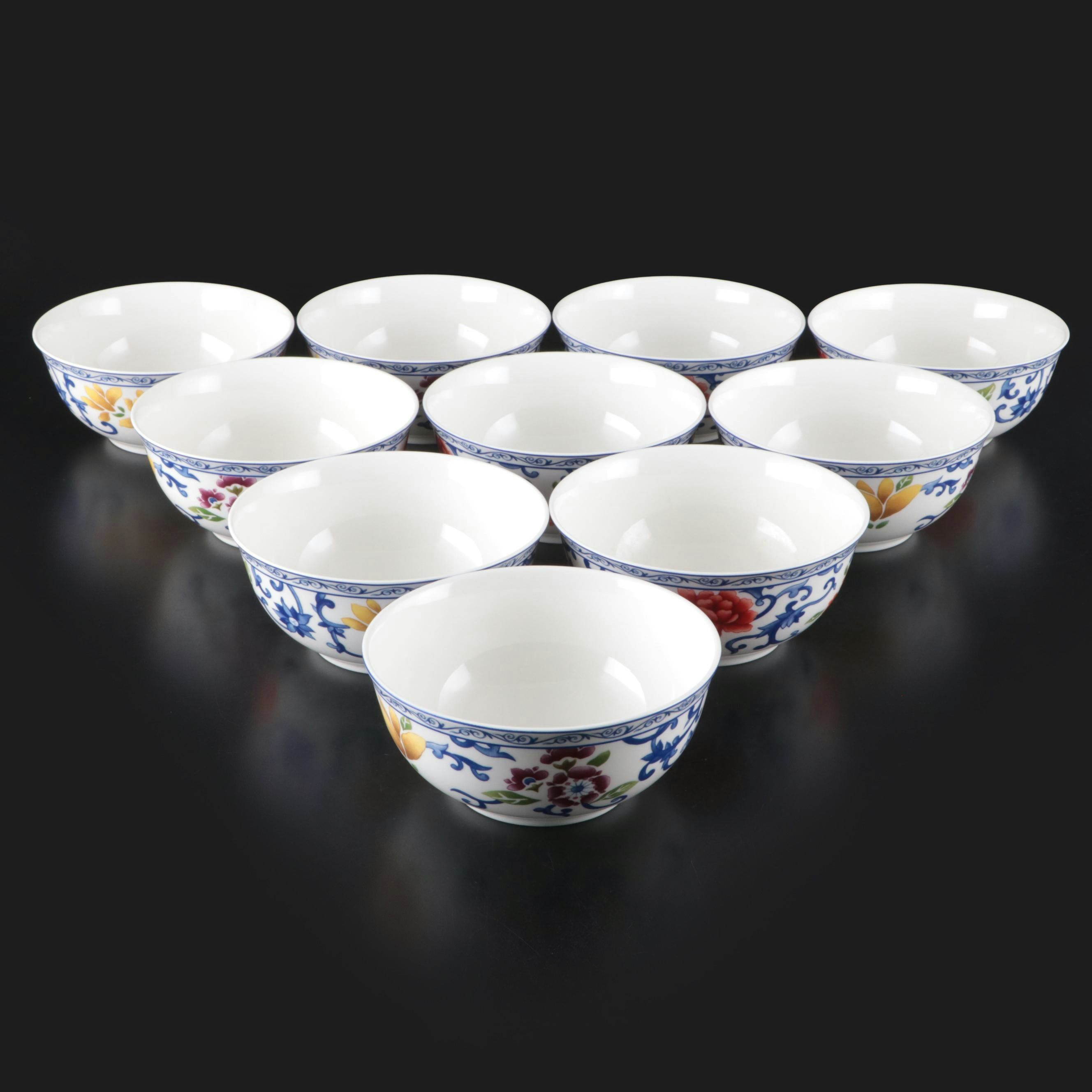 Ralph Lauren "Mandarin Blue" Porcelain Cereal Bowls