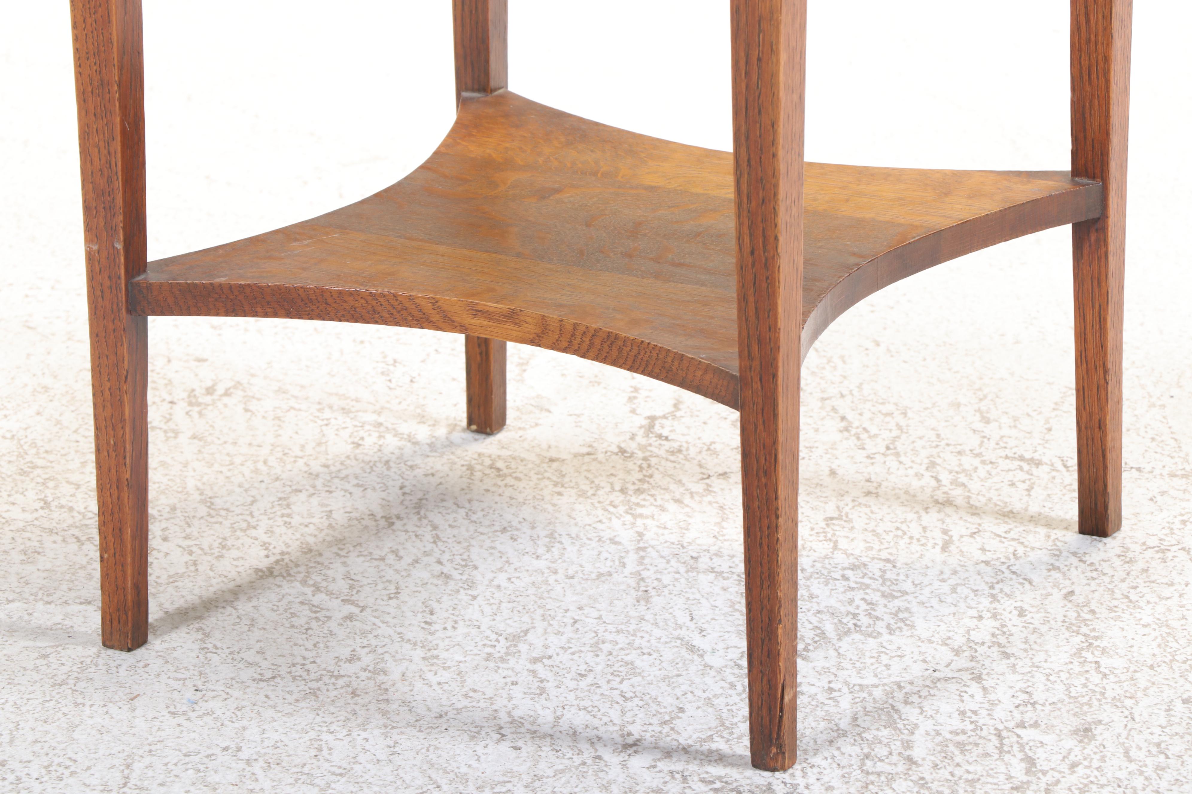 Shaker Style Oak Single-Drawer Side Table