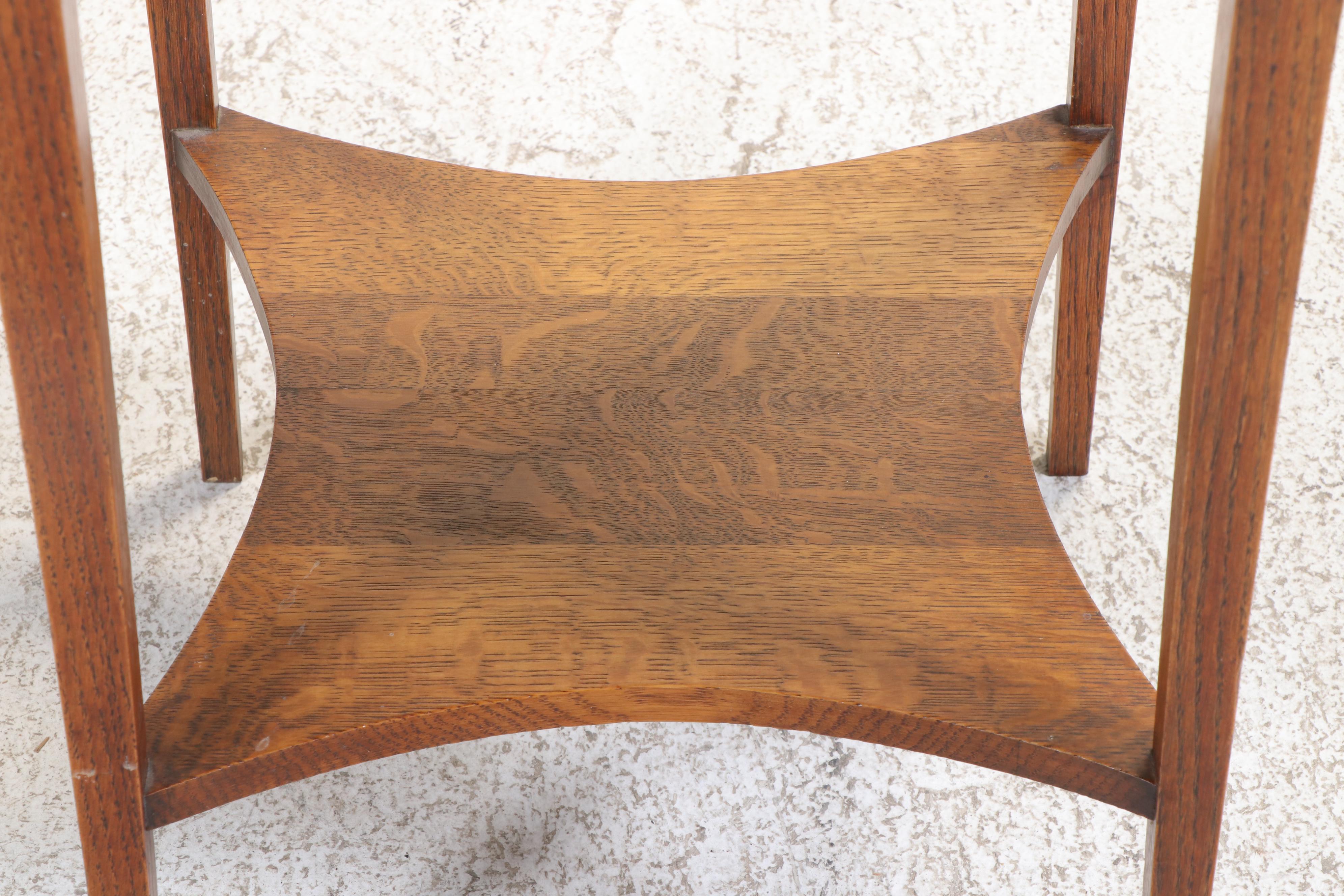 Shaker Style Oak Single-Drawer Side Table